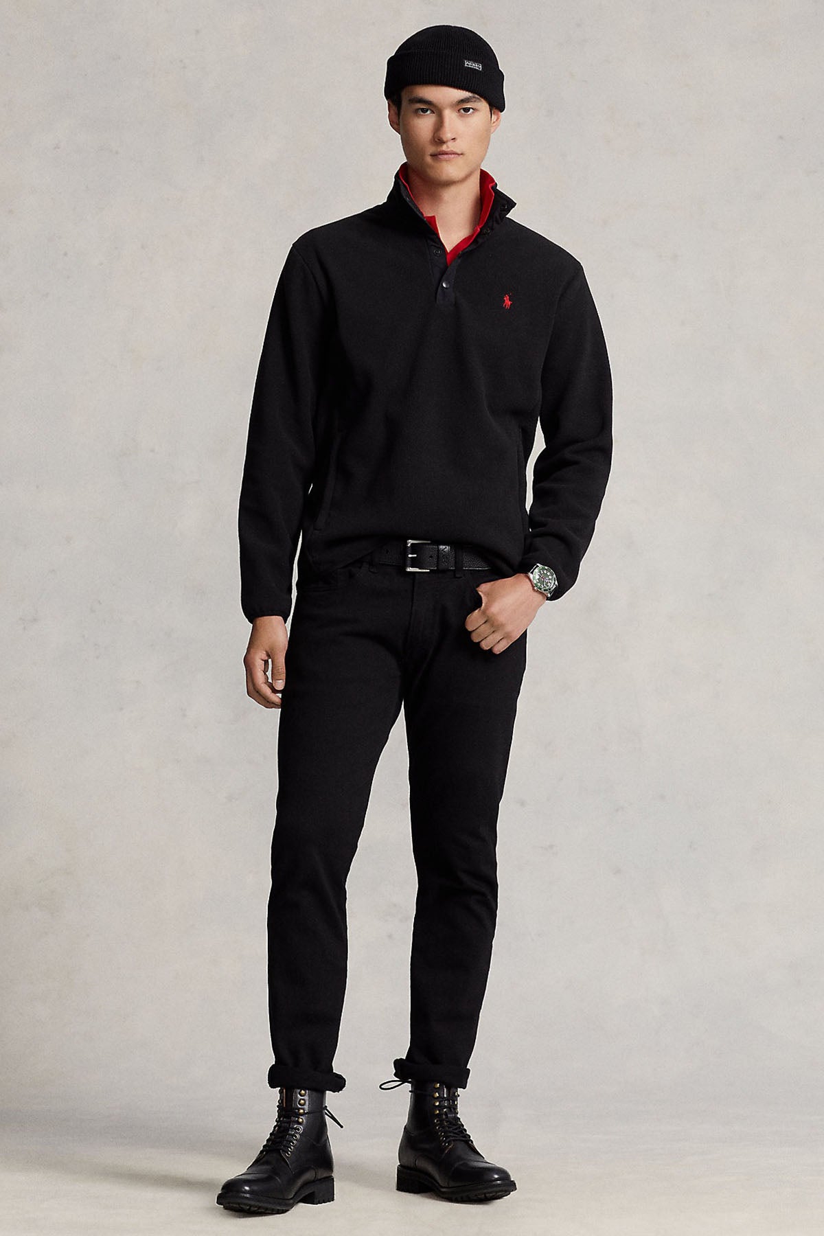 Polo Ralph Lauren Dik Yaka Rahat Kesim Sweatshirt-Libas Trendy Fashion Store