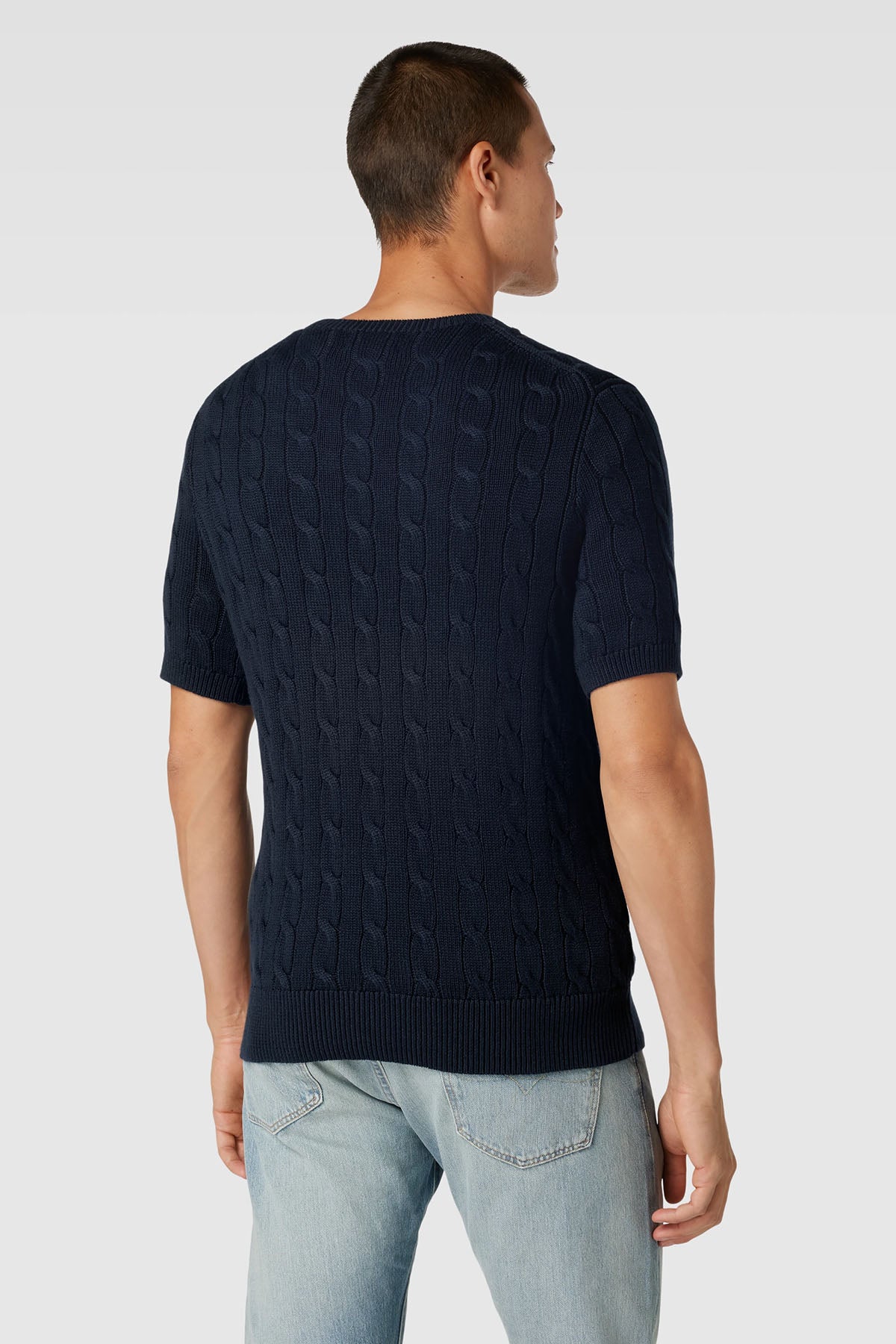 Polo Ralph Lauren Yuvarlak Yaka Saç Örgü Triko-Libas Trendy Fashion Store