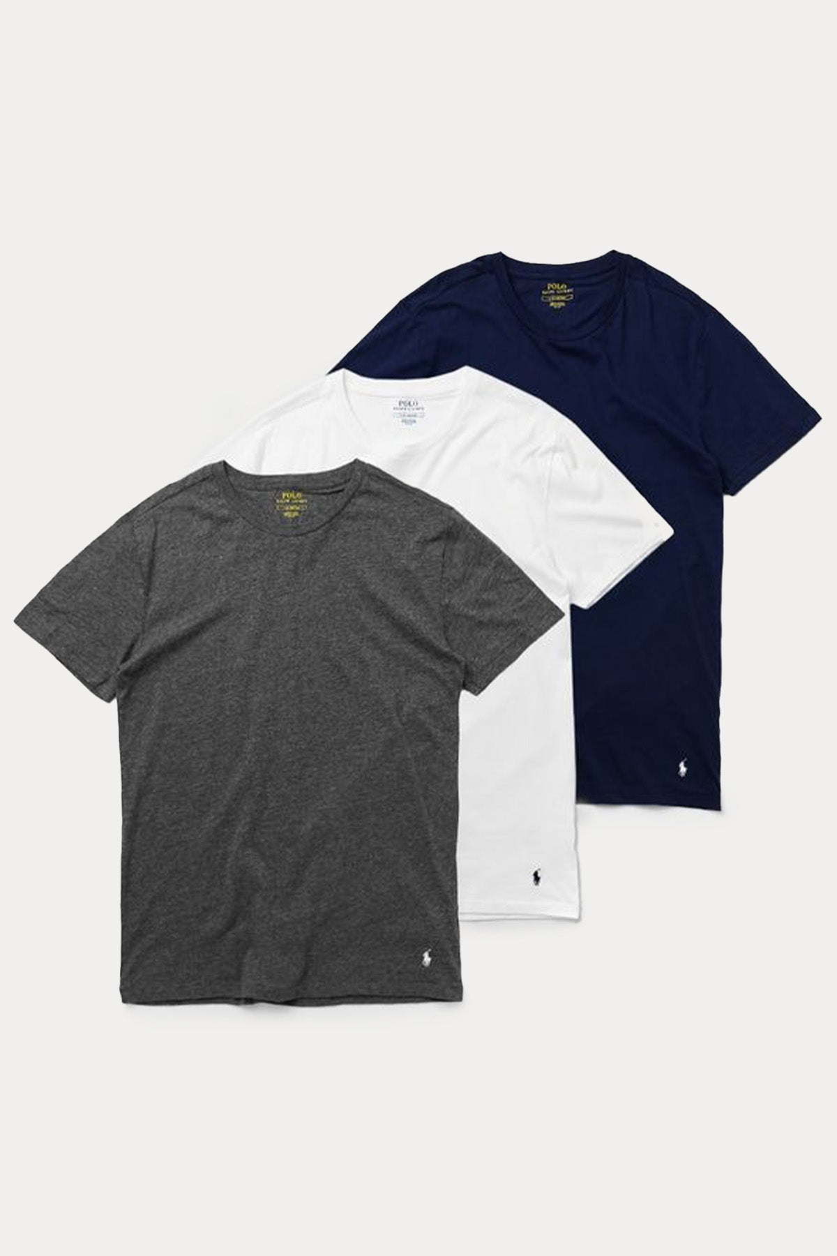 Polo Ralph Lauren 3'lü Paket Classic Fit T-shirt Set-Libas Trendy Fashion Store