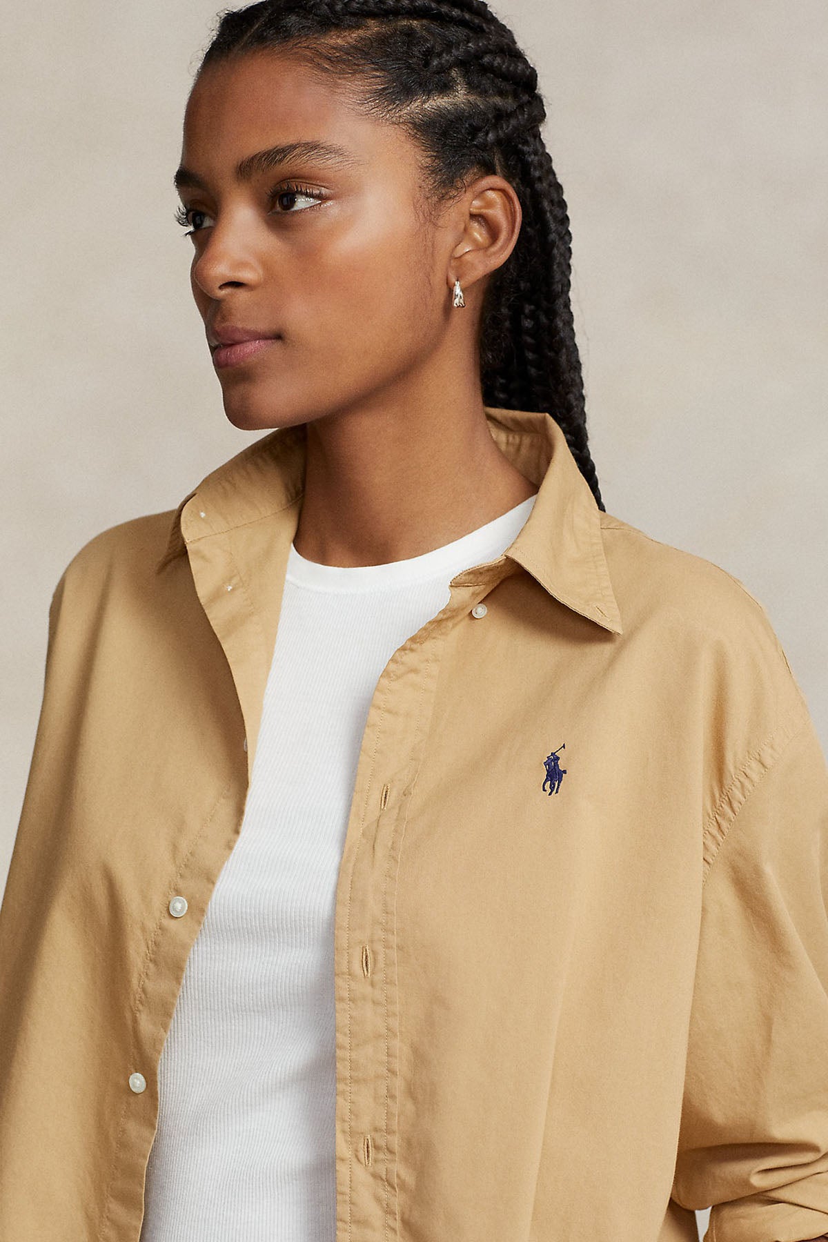 Polo Ralph Lauren Logolu Geniş Kesim Gömlek-Libas Trendy Fashion Store