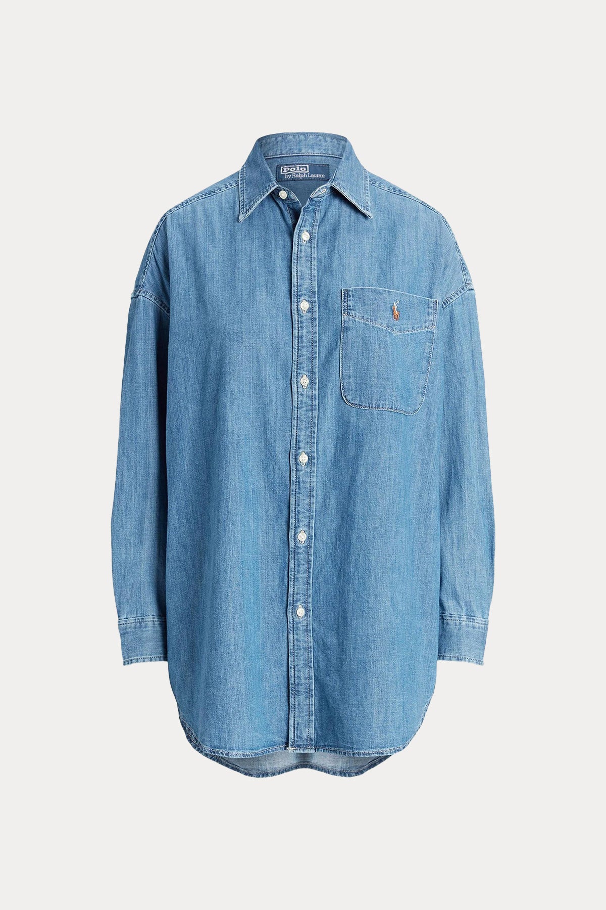 Polo Ralph Lauren Geniş Kesim Cep Detaylı Denim Gömlek-Libas Trendy Fashion Store