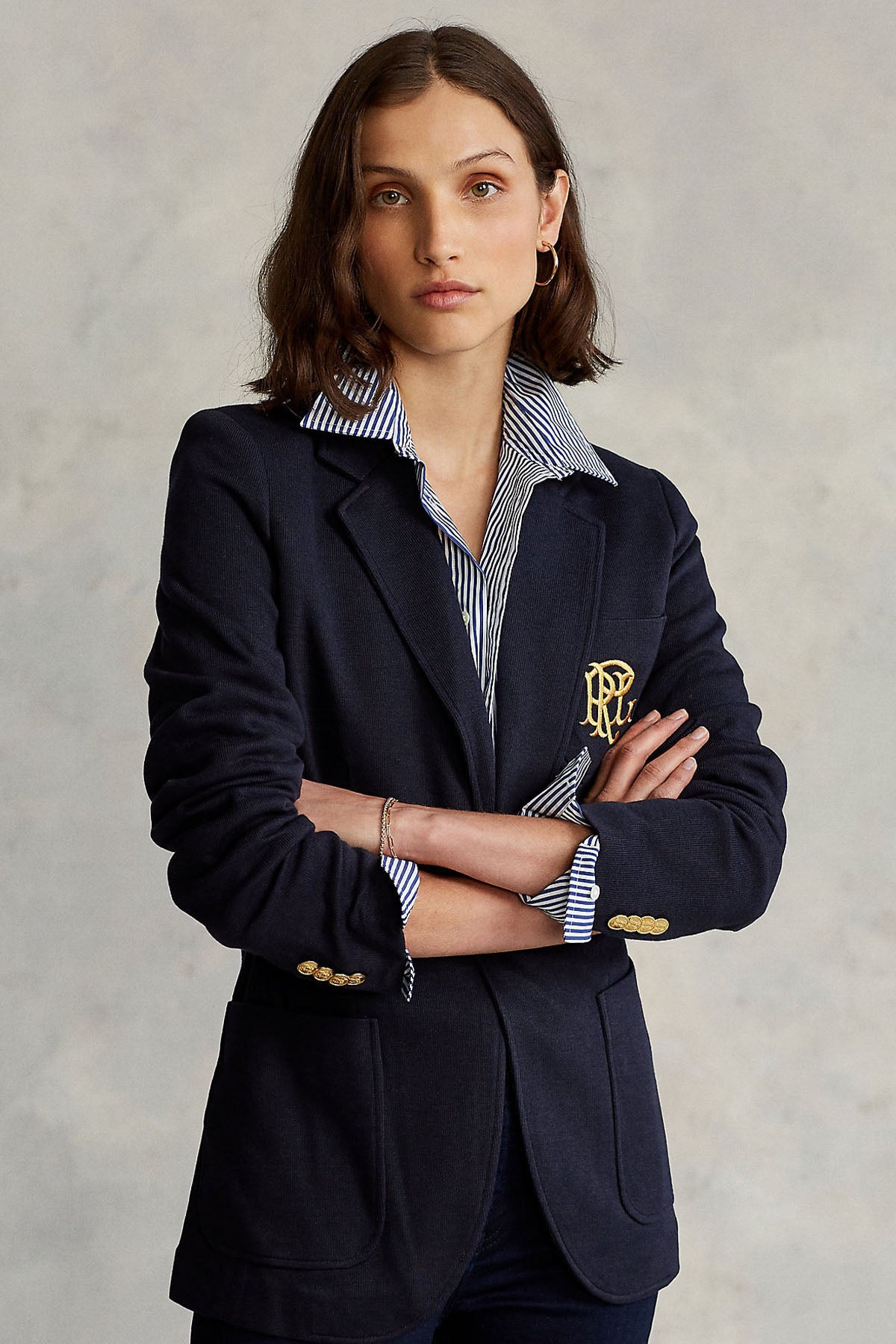 Polo Ralph Lauren Nakış Logolu Spor Cepli Blazer Ceket-Libas Trendy Fashion Store