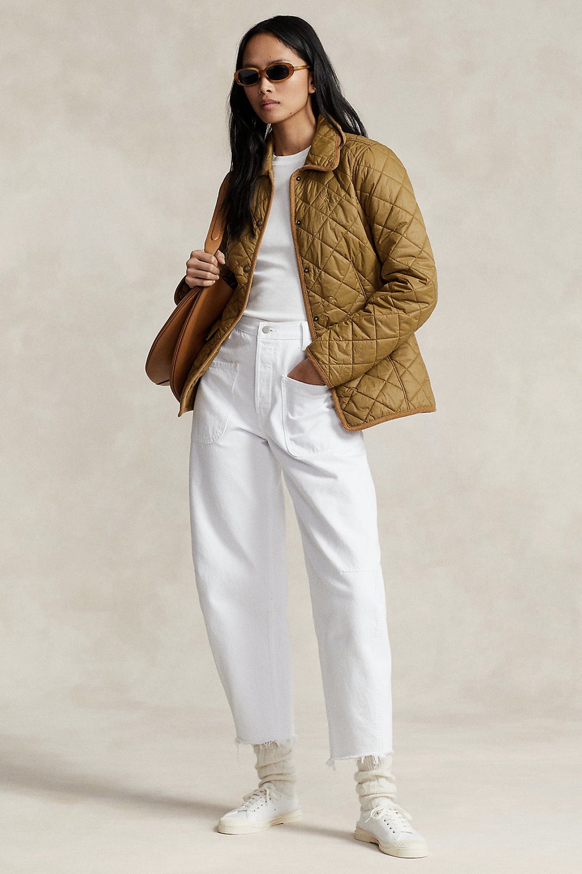 Polo Ralph Lauren Straight Fit Kapitone Desenli Mont Ceket