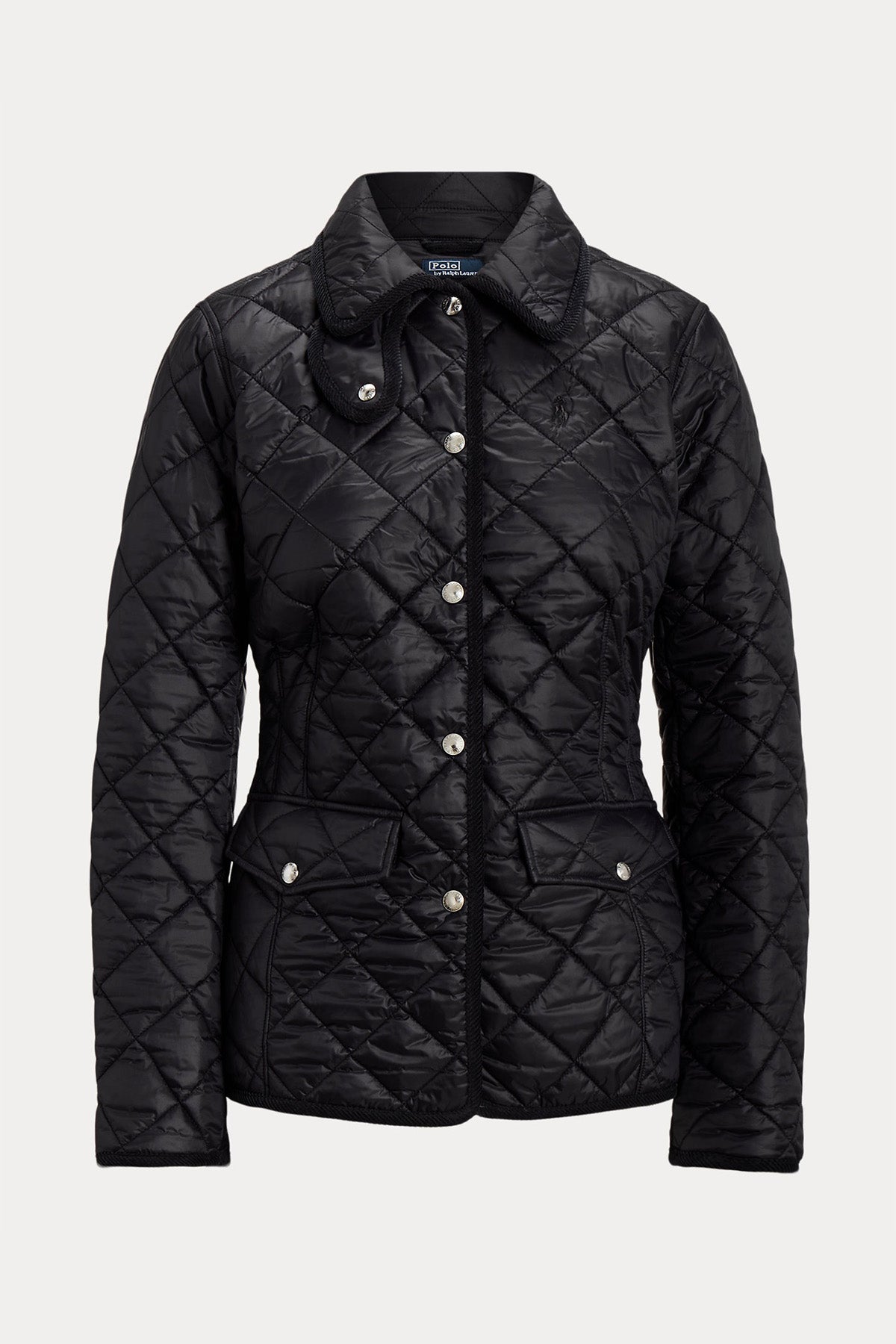 Polo Ralph Lauren Straight Fit Kapitone Desenli Mont Ceket-Libas Trendy Fashion Store