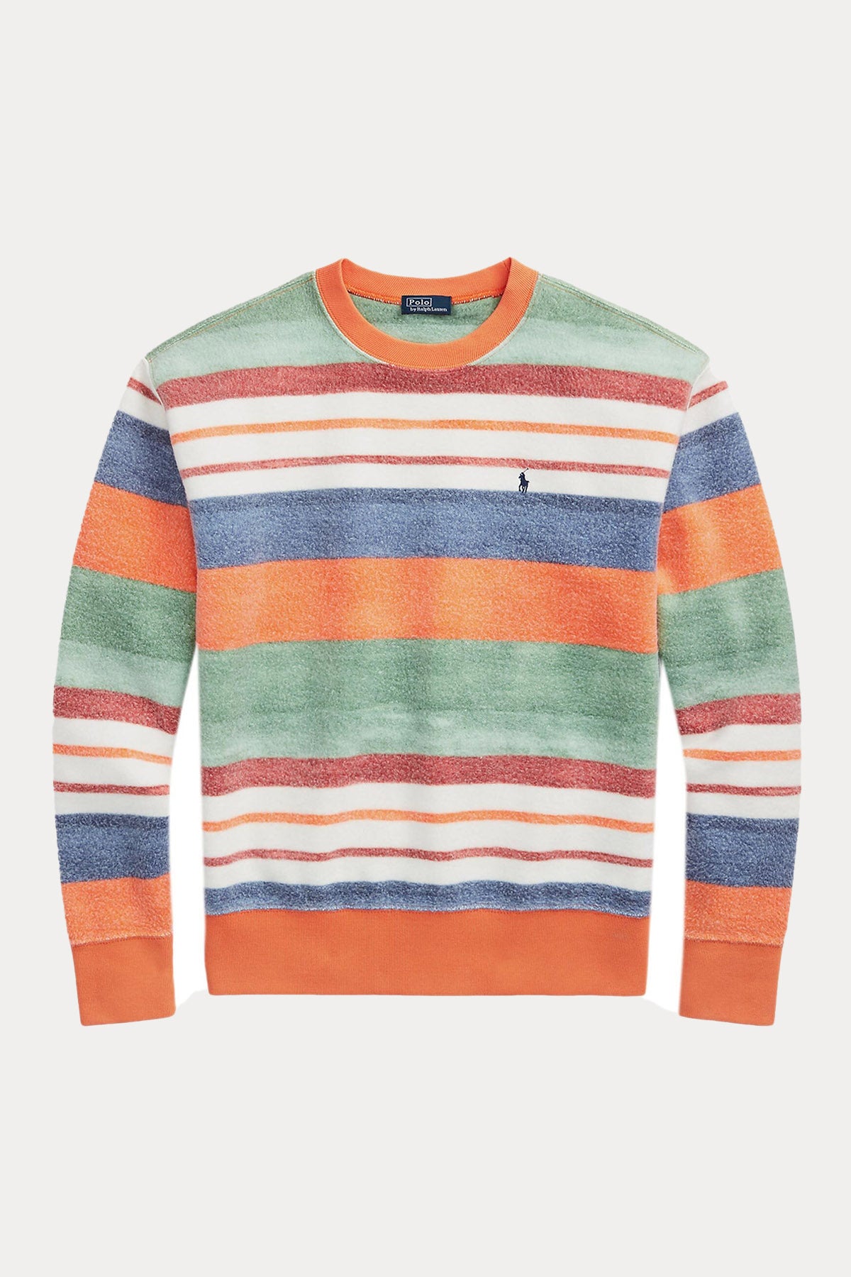 Polo Ralph Lauren Renk Bloklu Yuvarlak Yaka Sweatshirt-Libas Trendy Fashion Store