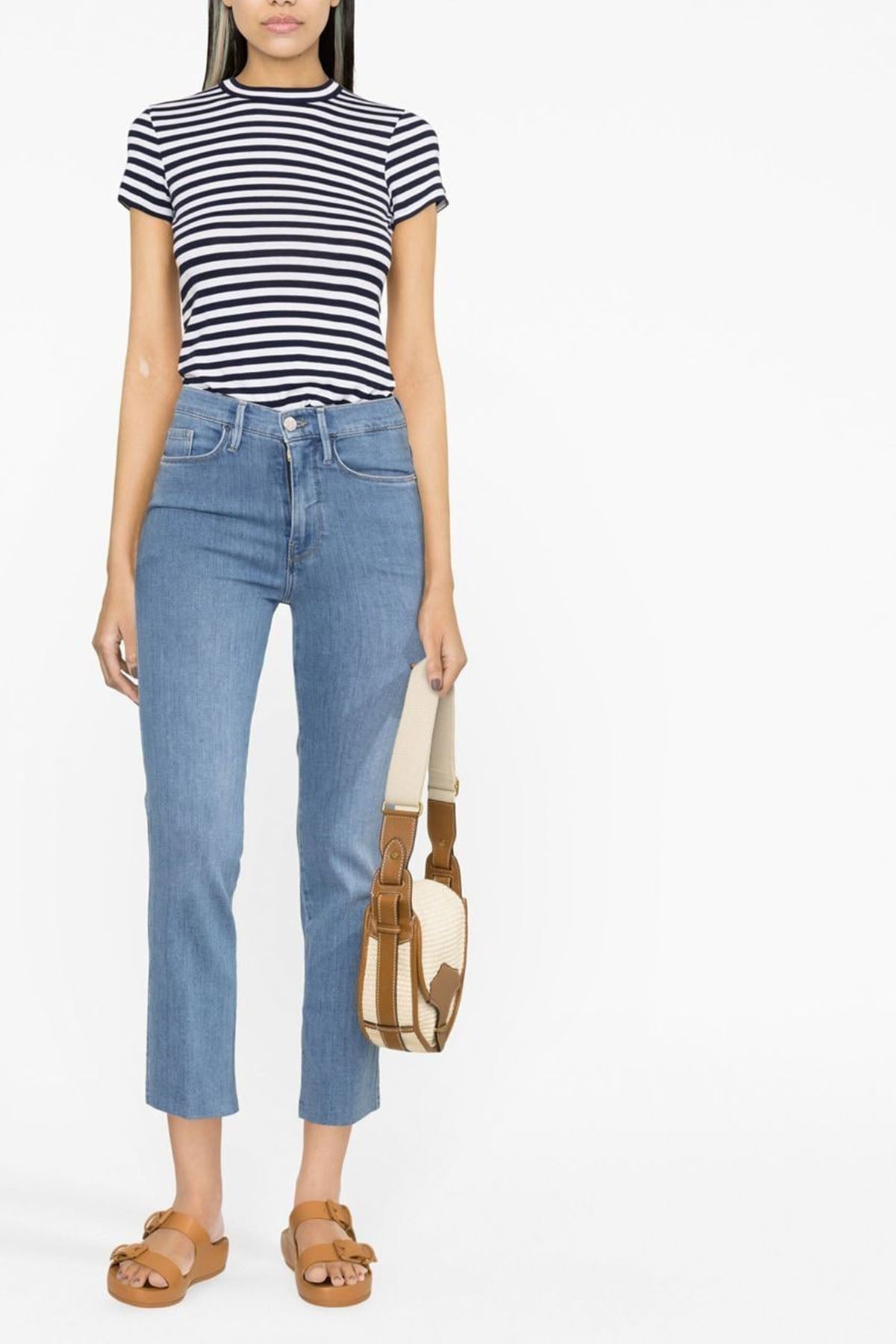 Polo Ralph Lauren Yuvarlak Yaka Çizgili T-shirt-Libas Trendy Fashion Store