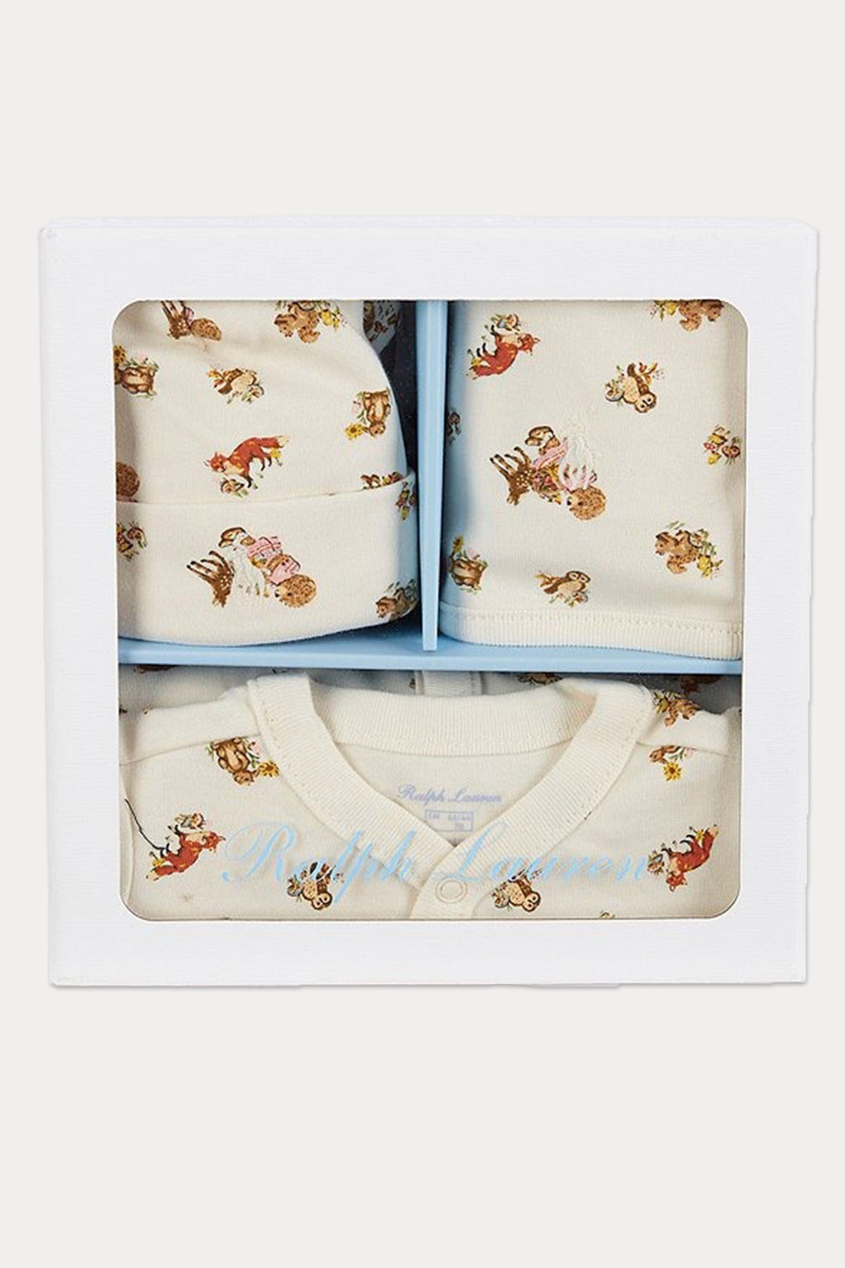 Polo Ralph Lauren Kids 3 Aylık Kız Bebek Polo Bear Tulum Set-Libas Trendy Fashion Store