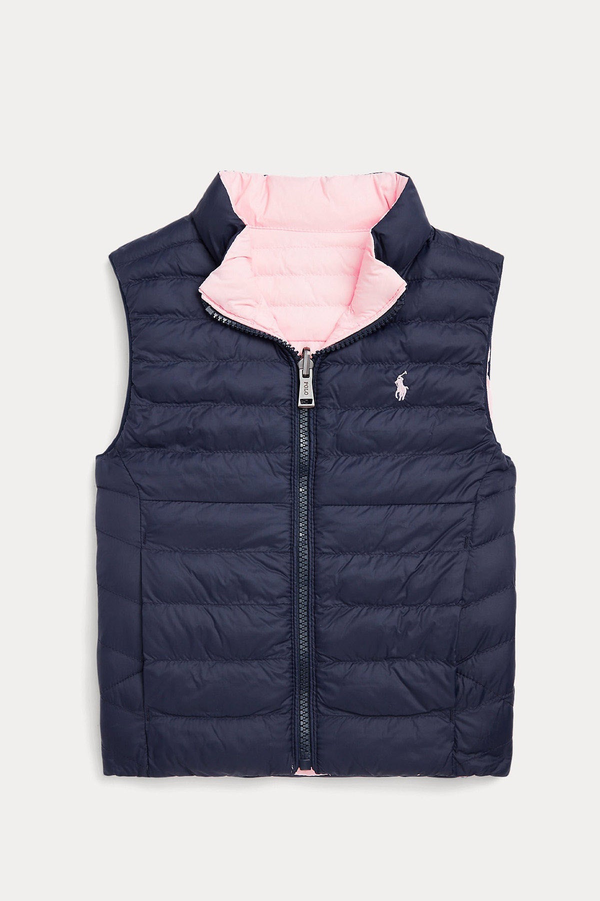 Polo Ralph Lauren Kids 2-4 Yaş Kız Çocuk Çift Taraflı Puffer Yelek