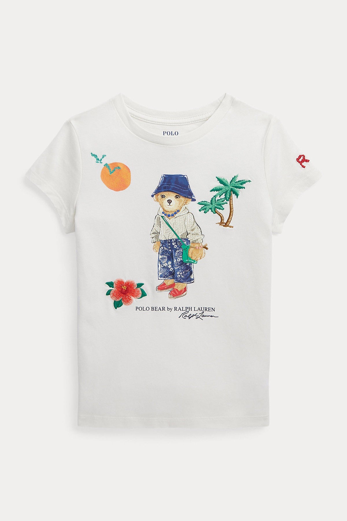 Polo Ralph Lauren Kids 2-6 Yaş Kız Çocuk Polo Bear T-shirt
