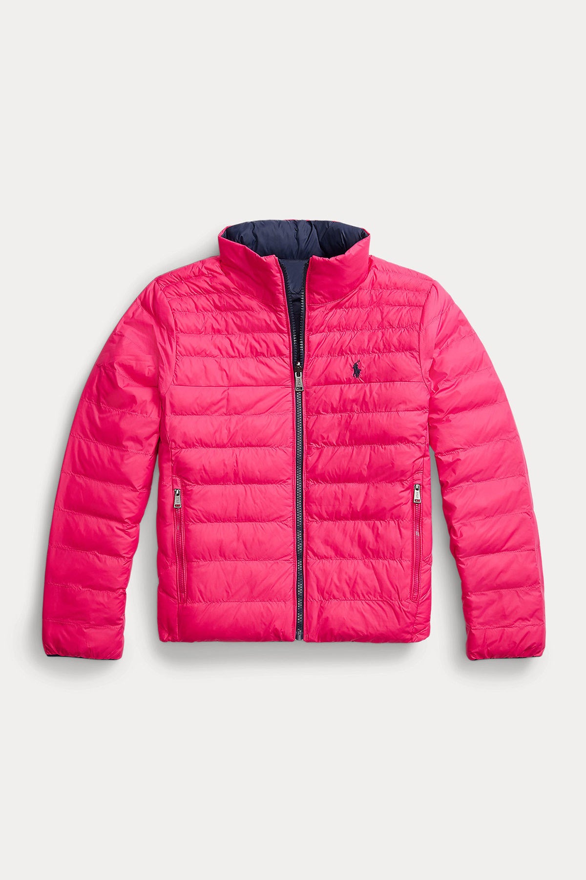 Polo Ralph Lauren Kids M Beden Kız Çocuk Çift Taraflı Puffer Mont-Libas Trendy Fashion Store