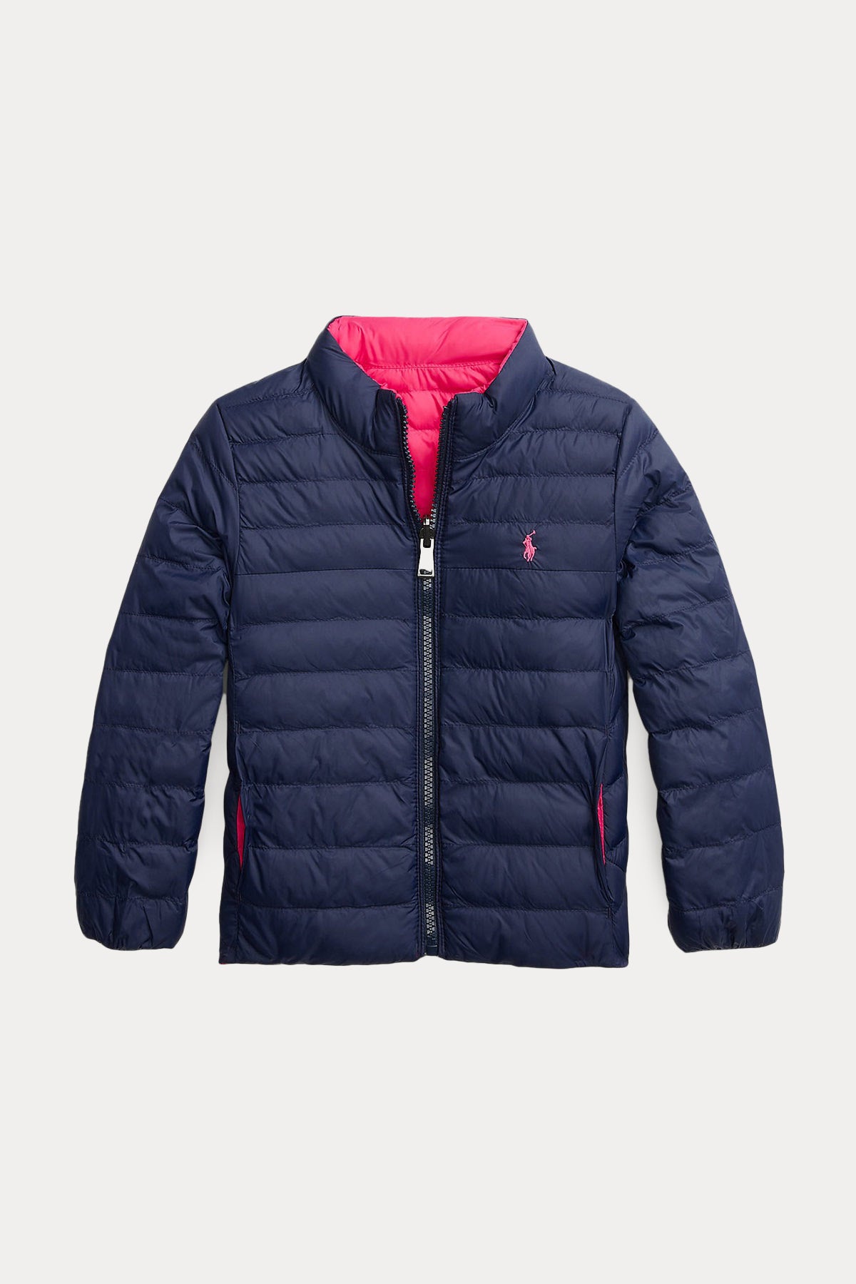 Polo Ralph Lauren Kids 6 Yaş Kız Çocuk Çift Taraflı Puffer Mont-Libas Trendy Fashion Store