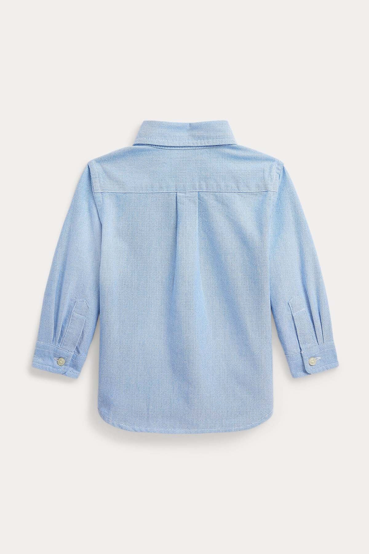 Polo Ralph Lauren Kids 12-24 Aylık Erkek Bebek Polo Bear Gömlek