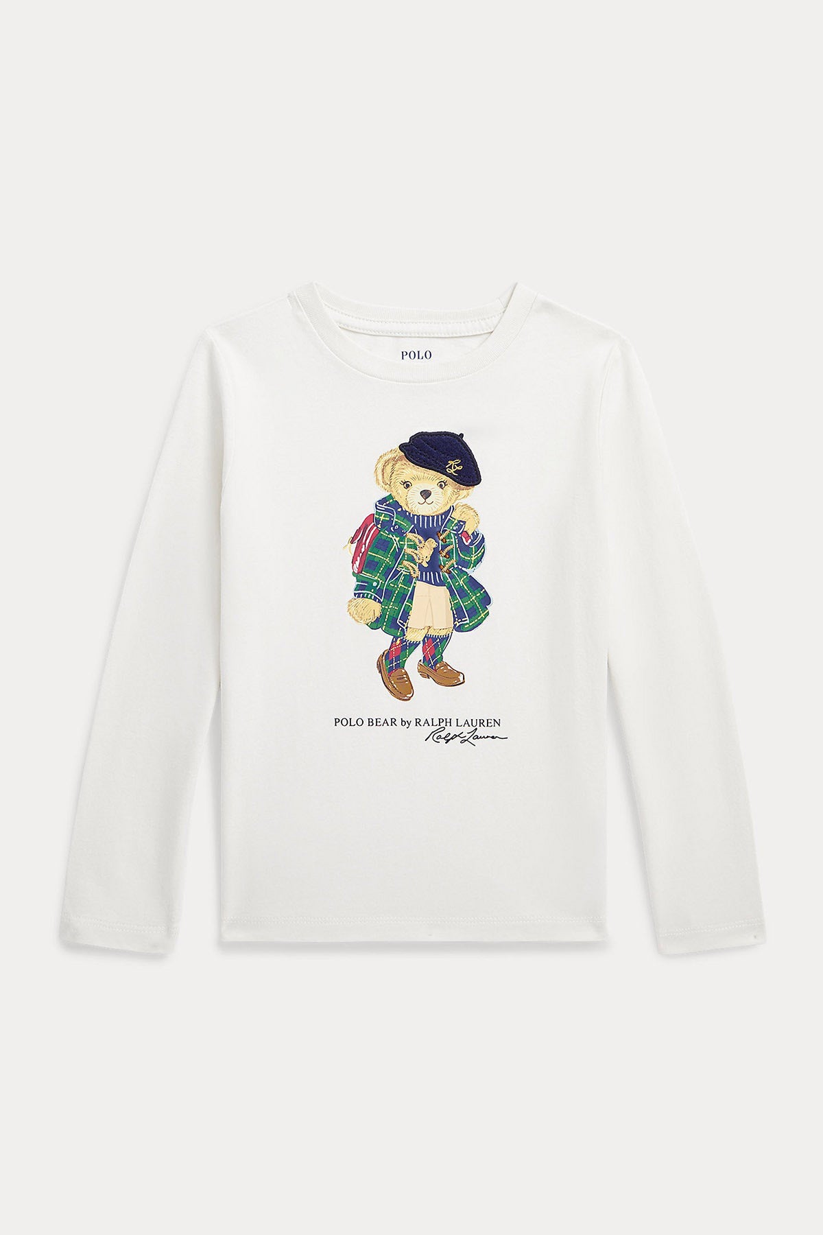 Polo Ralph Lauren Kids 2-4 Yaş Kız Çocuk Polo Bear T-shirt-Libas Trendy Fashion Store