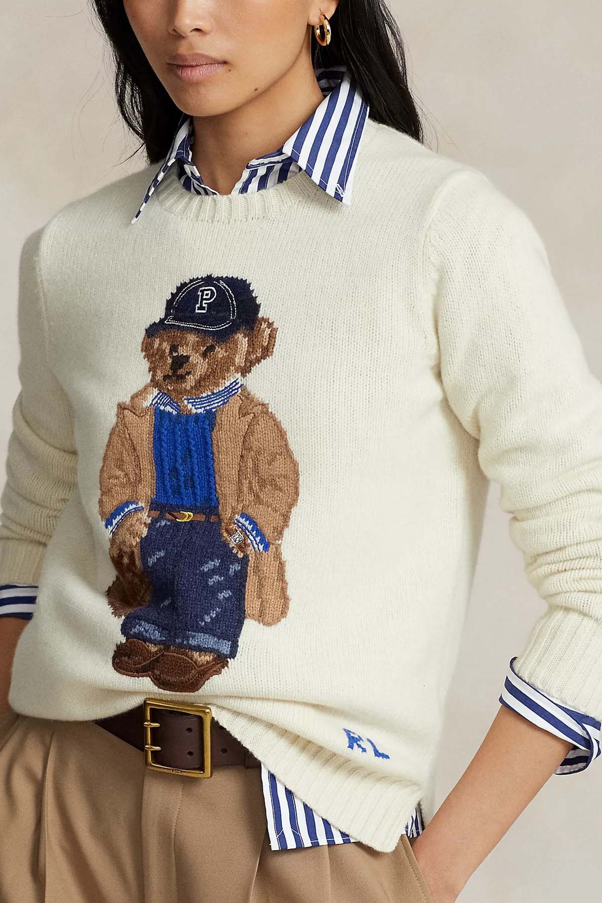 Polo Ralph Lauren Polo Bear Kaşmirli Yün Örgü Triko-Libas Trendy Fashion Store