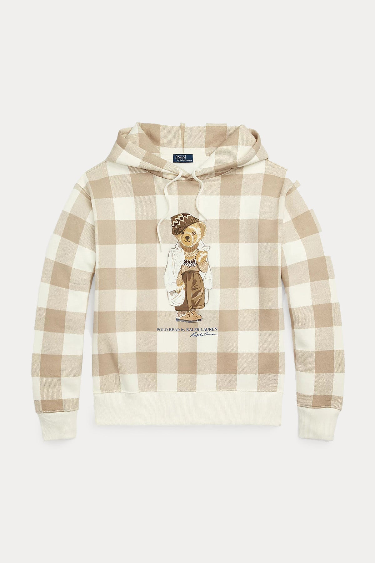 Polo Ralph Lauren Polo Bear Kapüşonlu Ekoseli Sweatshirt-Libas Trendy Fashion Store