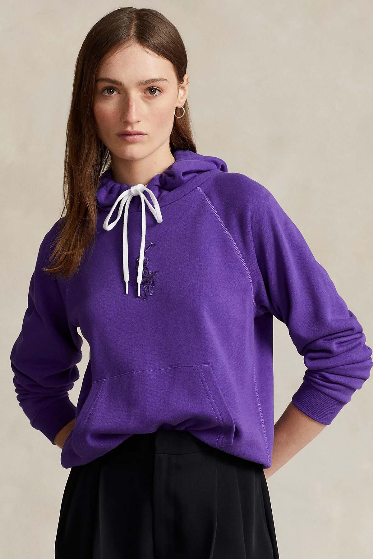 Polo Ralph Lauren Shrunken Fit Kapüşonlu Pony Logolu Sweatshirt-Libas Trendy Fashion Store