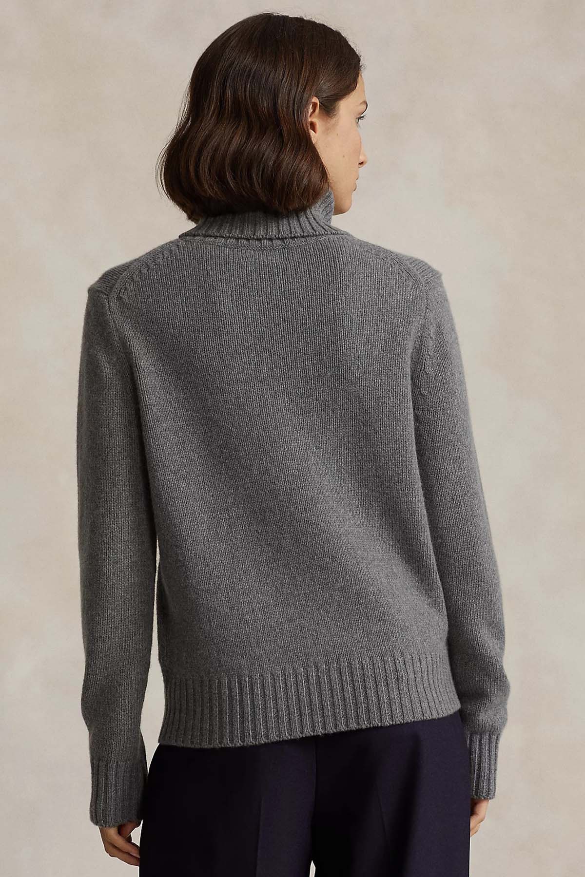 Polo Ralph Lauren Geniş Kesim Balıkçı Yaka Yün Örgü Triko-Libas Trendy Fashion Store