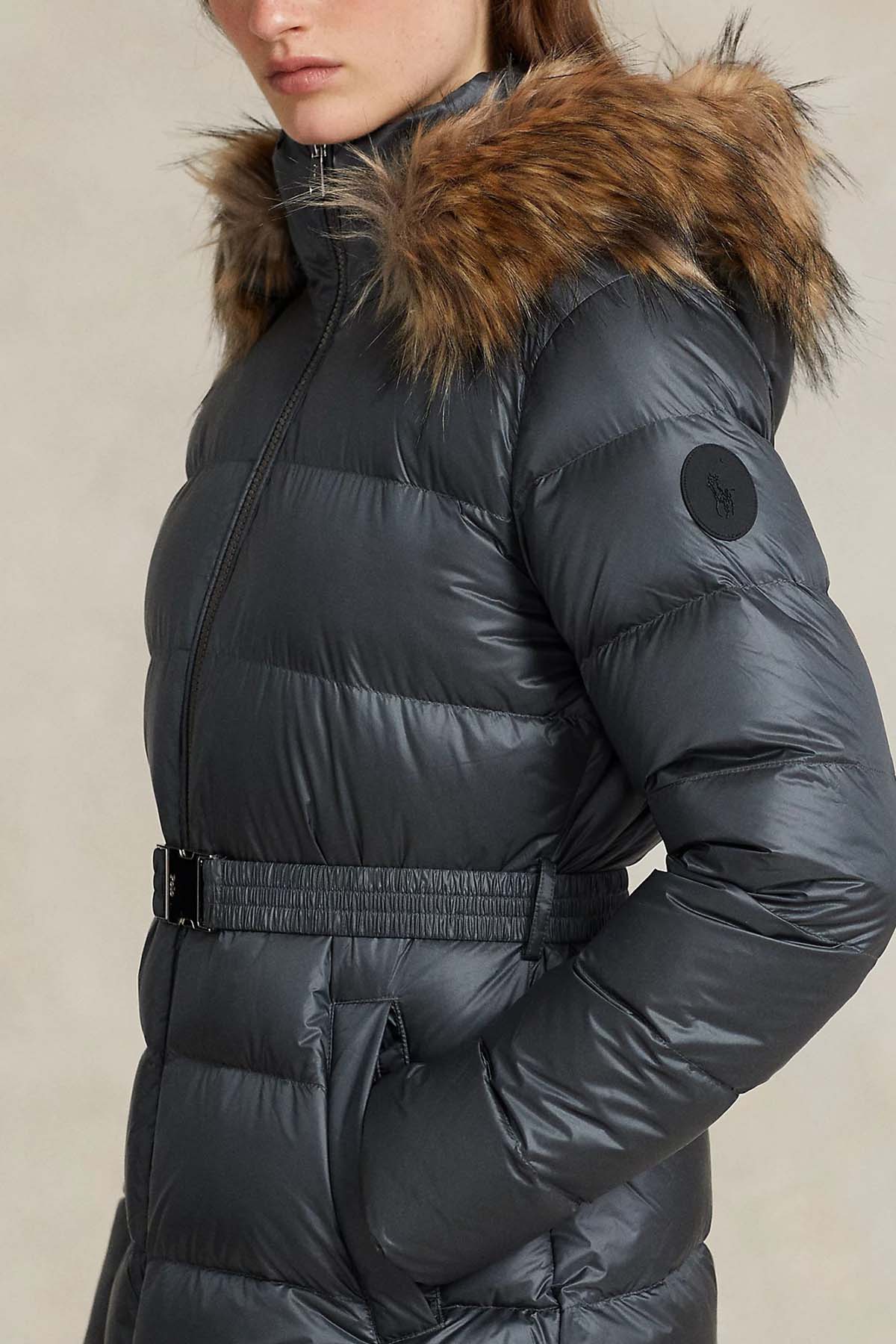 Polo Ralph Lauren Straight Fit Kapüşonlu Puffer Mont-Libas Trendy Fashion Store