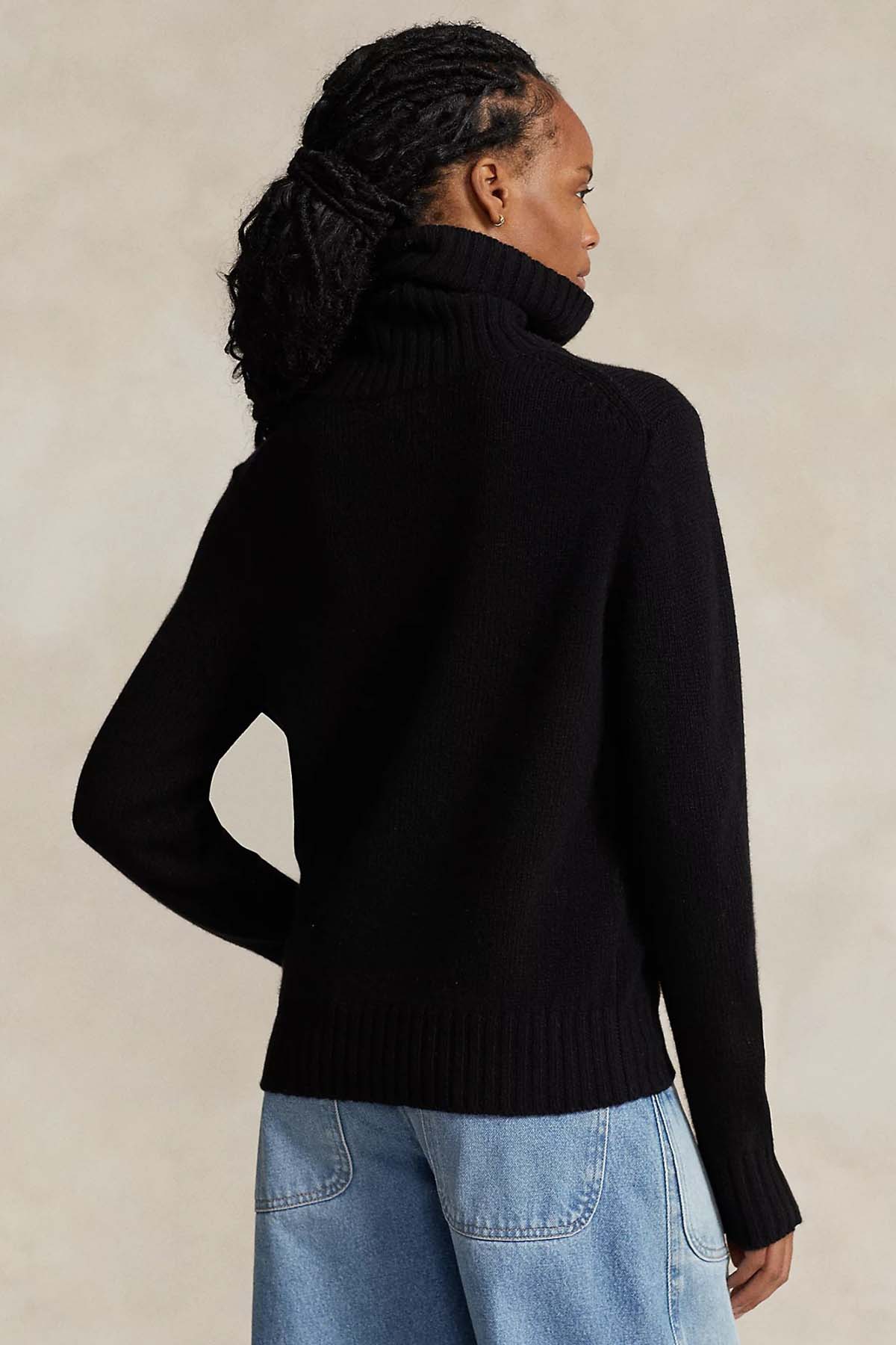 Polo Ralph Lauren Geniş Kesim Balıkçı Yaka Yün Örgü Triko-Libas Trendy Fashion Store