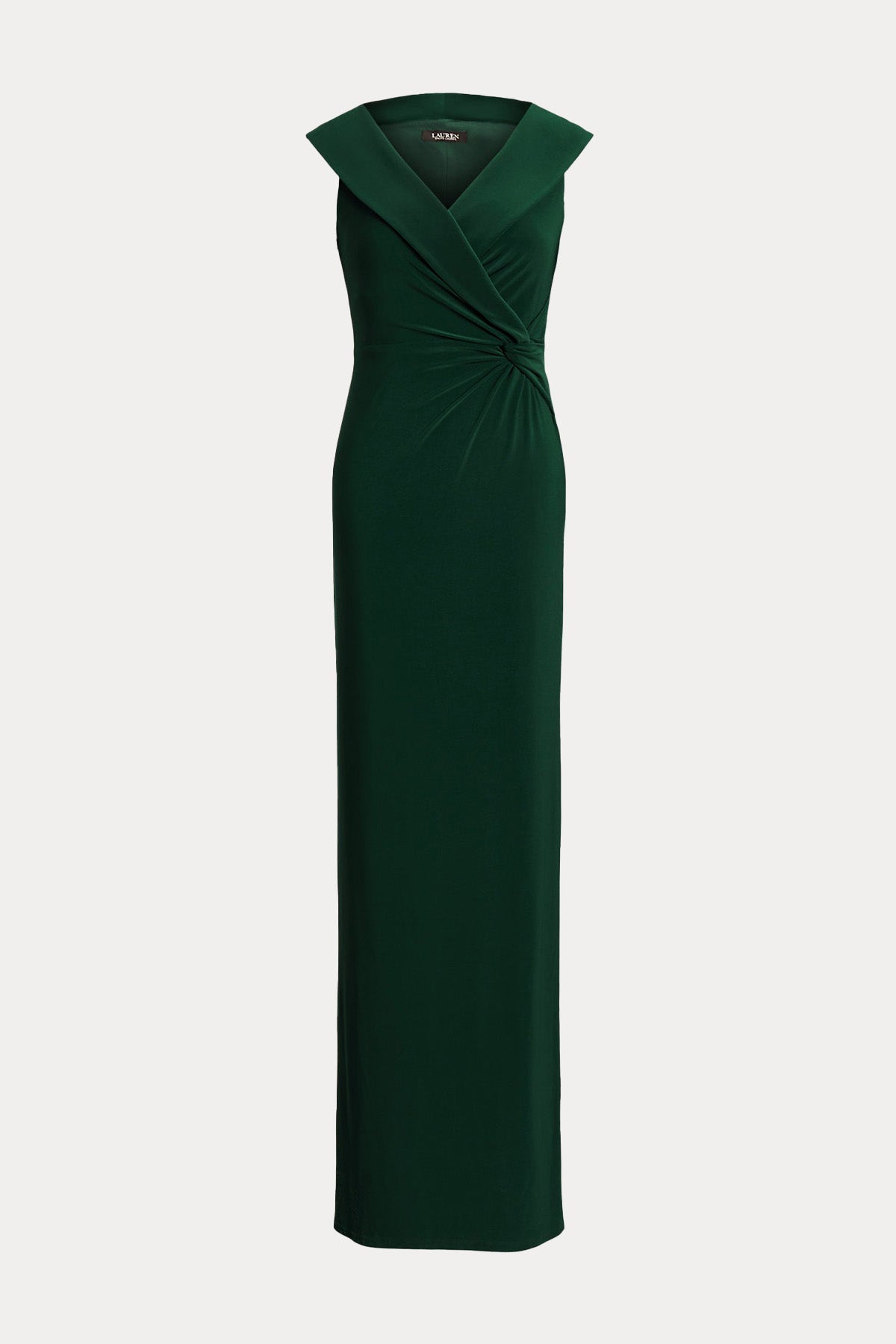 Polo Ralph Lauren V Yaka Kruvaze Maxi Abiye Elbise-Libas Trendy Fashion Store