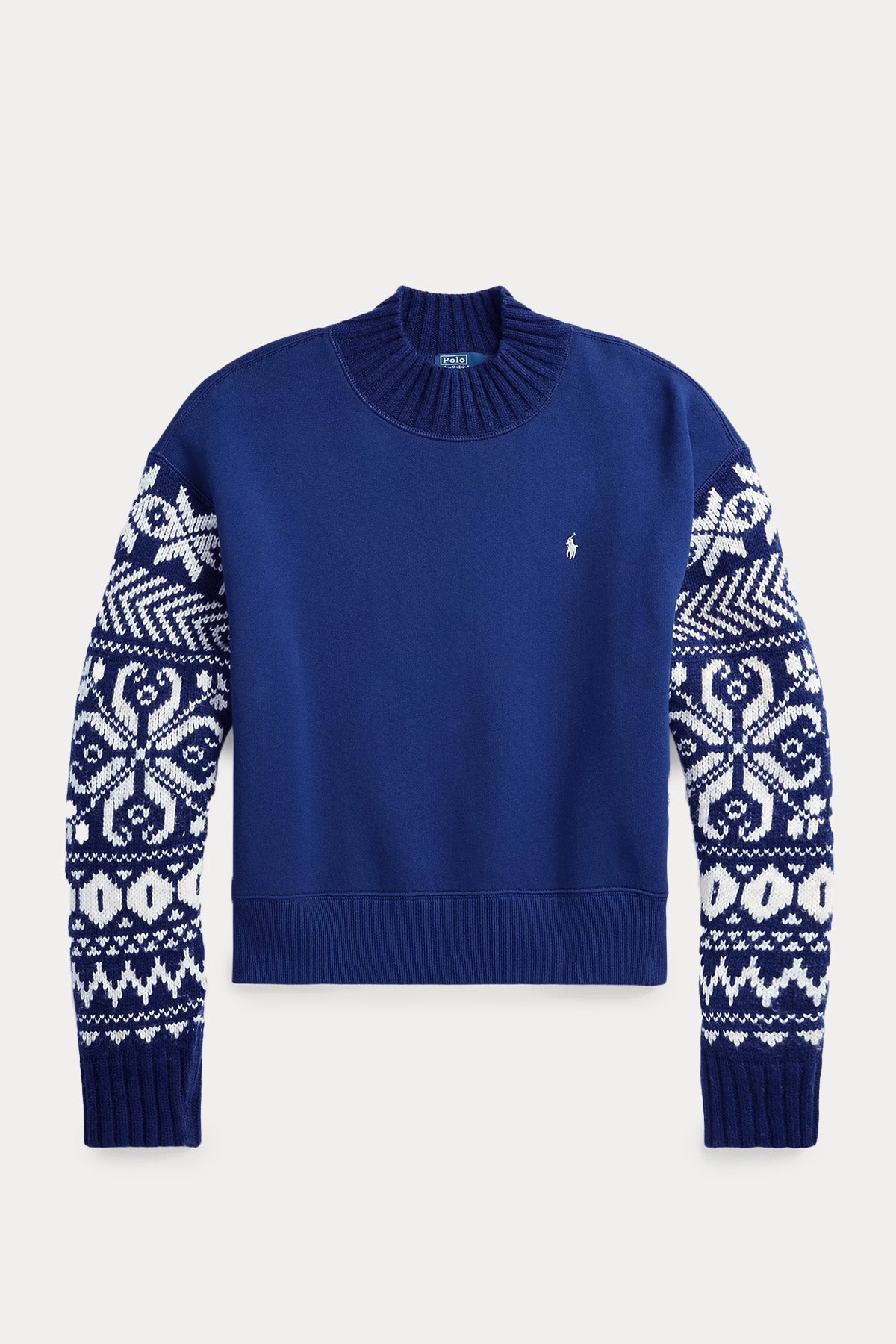 Polo Ralph Lauren Yuvarlak Yaka Etnik Desenli Sweatshirt-Libas Trendy Fashion Store