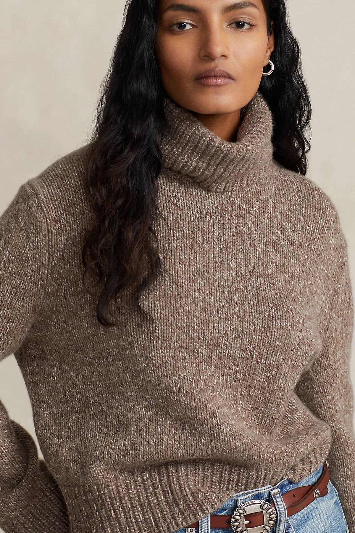 Polo Ralph Lauren Boxy Fit Balıkçı Yaka Kaşmirli Yün Örgü Triko-Libas Trendy Fashion Store