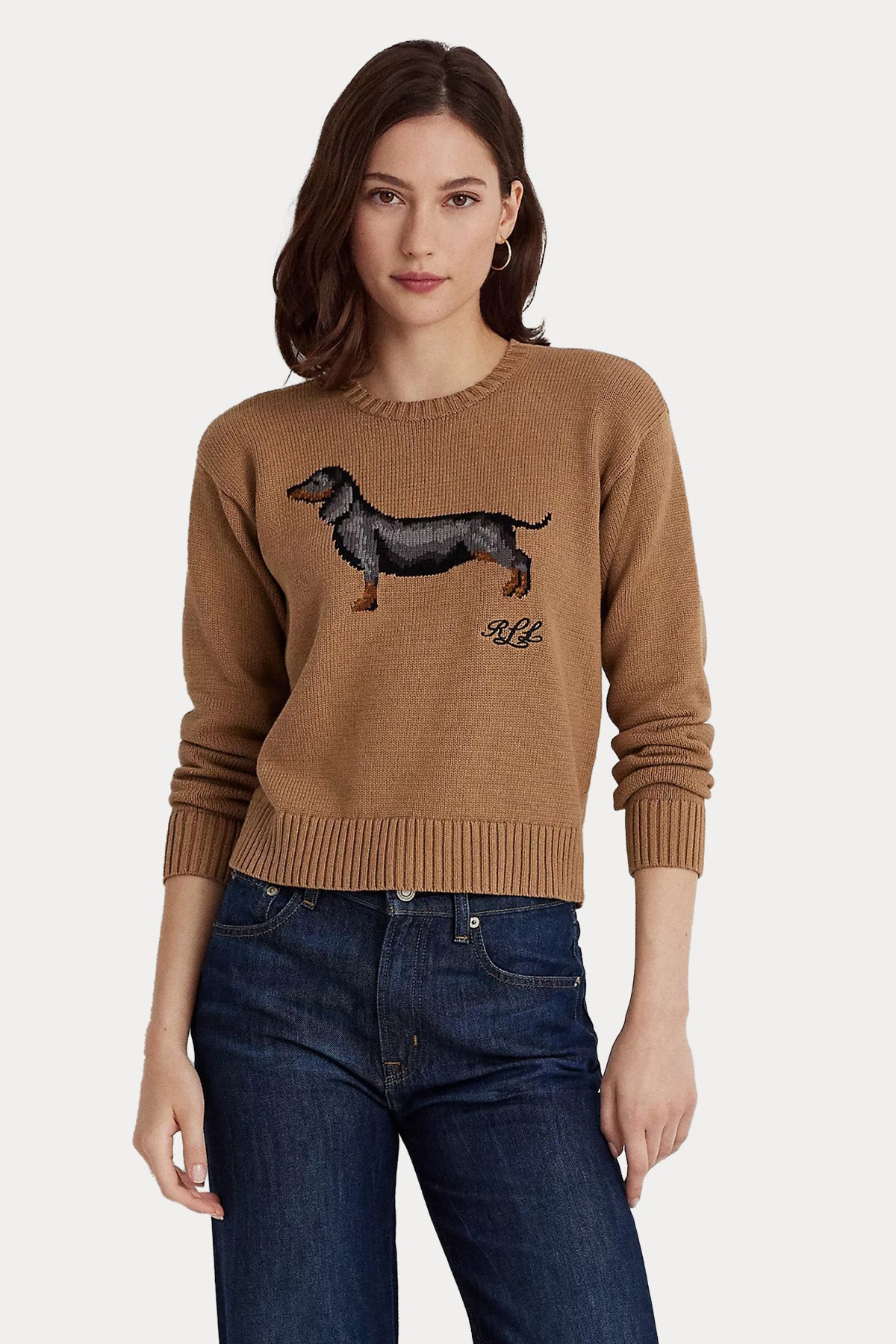 Polo Ralph Lauren Köpek Temalı Örgü Triko-Libas Trendy Fashion Store