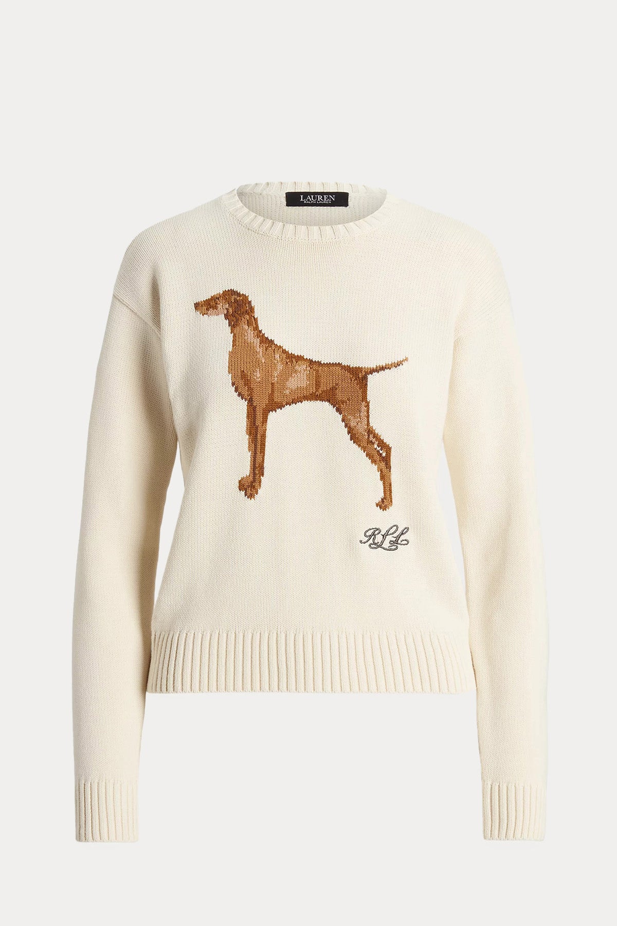 Polo Ralph Lauren Köpek Temalı Örgü Triko-Libas Trendy Fashion Store