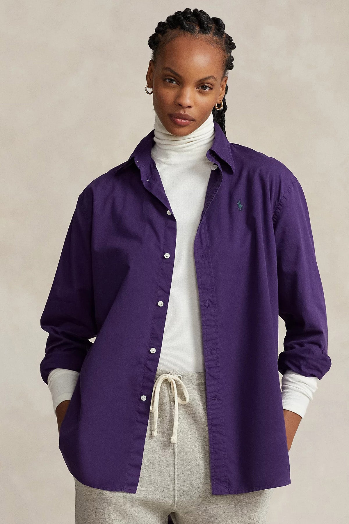 Polo Ralph Lauren Logolu Geniş Kesim Gömlek-Libas Trendy Fashion Store