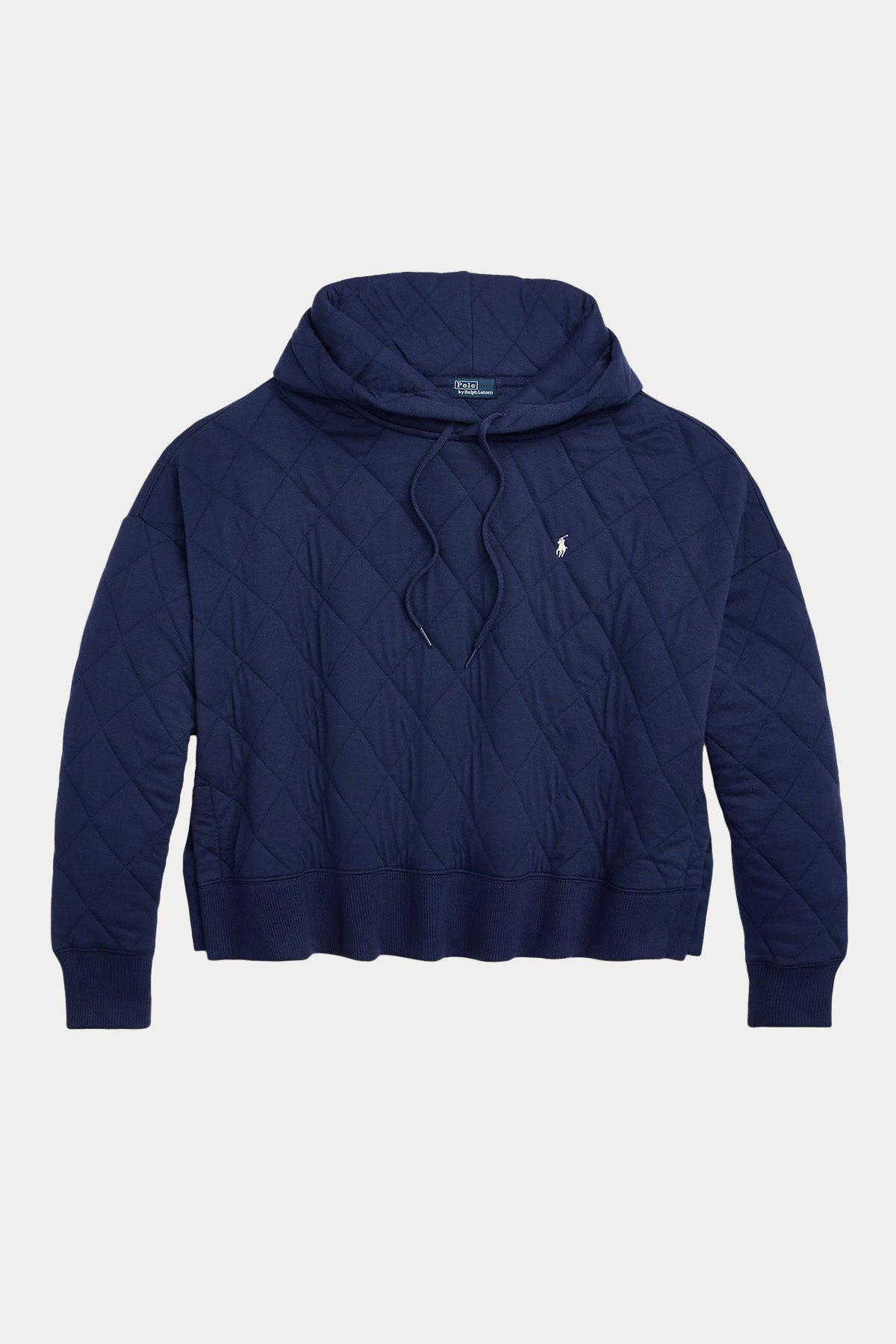 Polo Ralph Lauren Boxy Fit Kapitone Desenli Kapüşonlu Sweatshirt-Libas Trendy Fashion Store