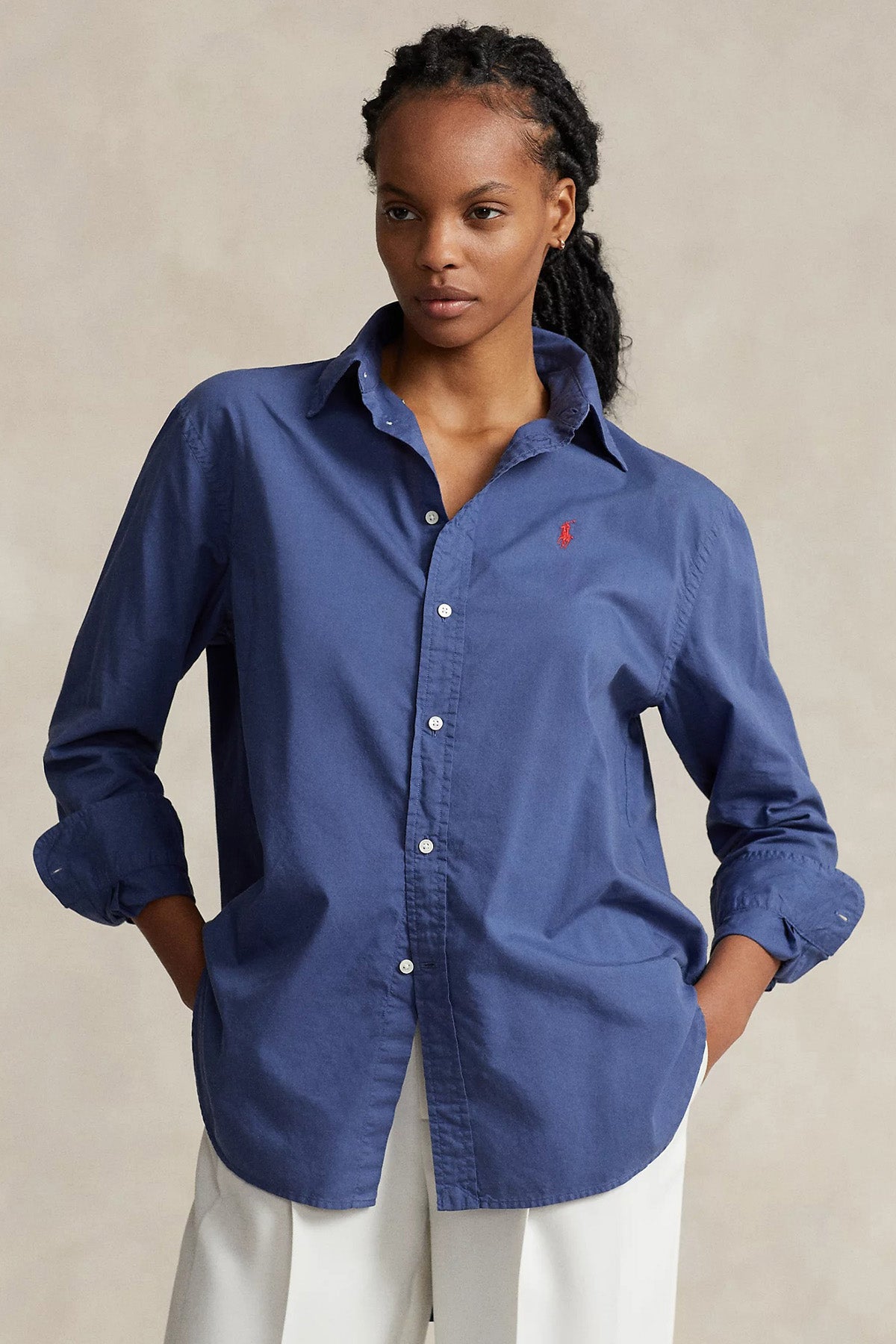 Polo Ralph Lauren Logolu Geniş Kesim Gömlek-Libas Trendy Fashion Store