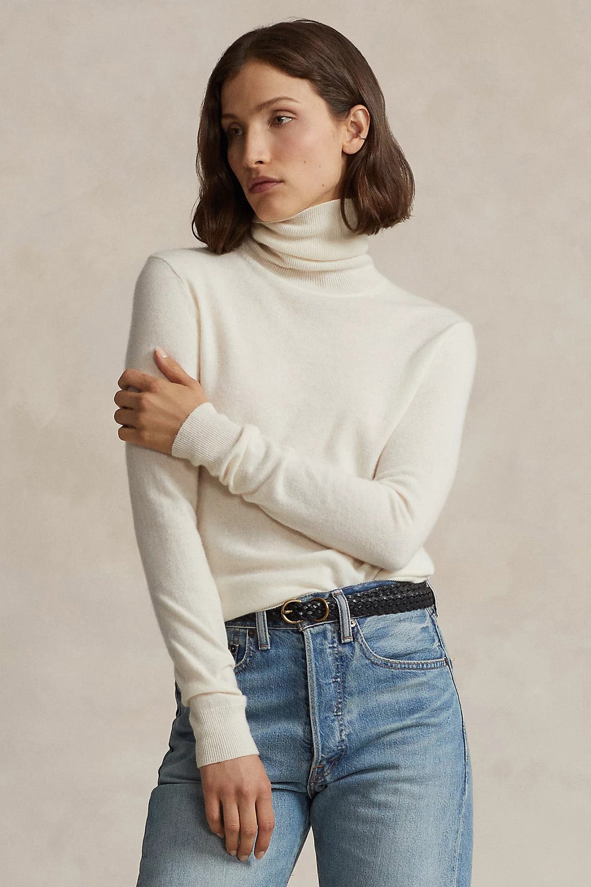 Polo Ralph Lauren Slim Fit Balıkçı Yaka Kaşmir Triko-Libas Trendy Fashion Store