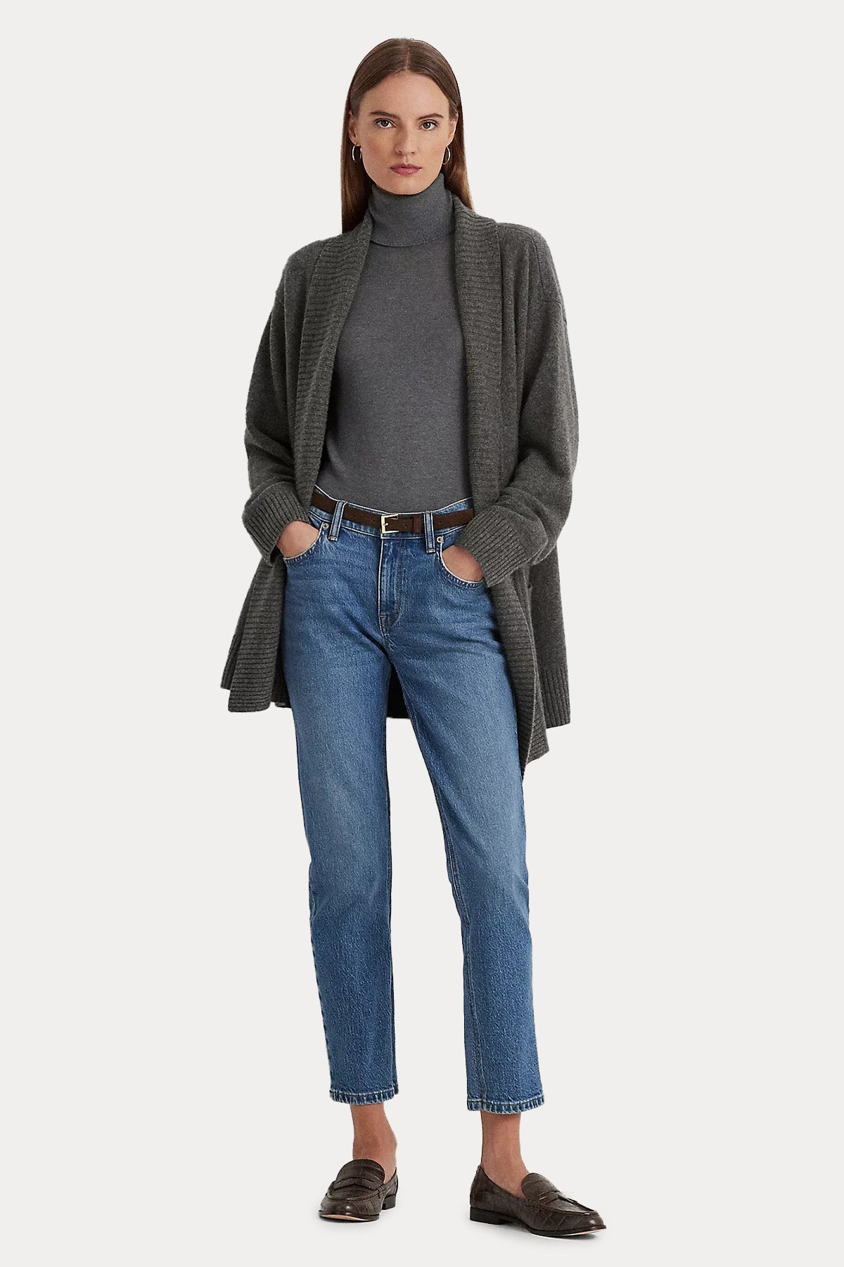 Polo Ralph Lauren Şal Yaka Kaşmir Triko Ceket-Libas Trendy Fashion Store