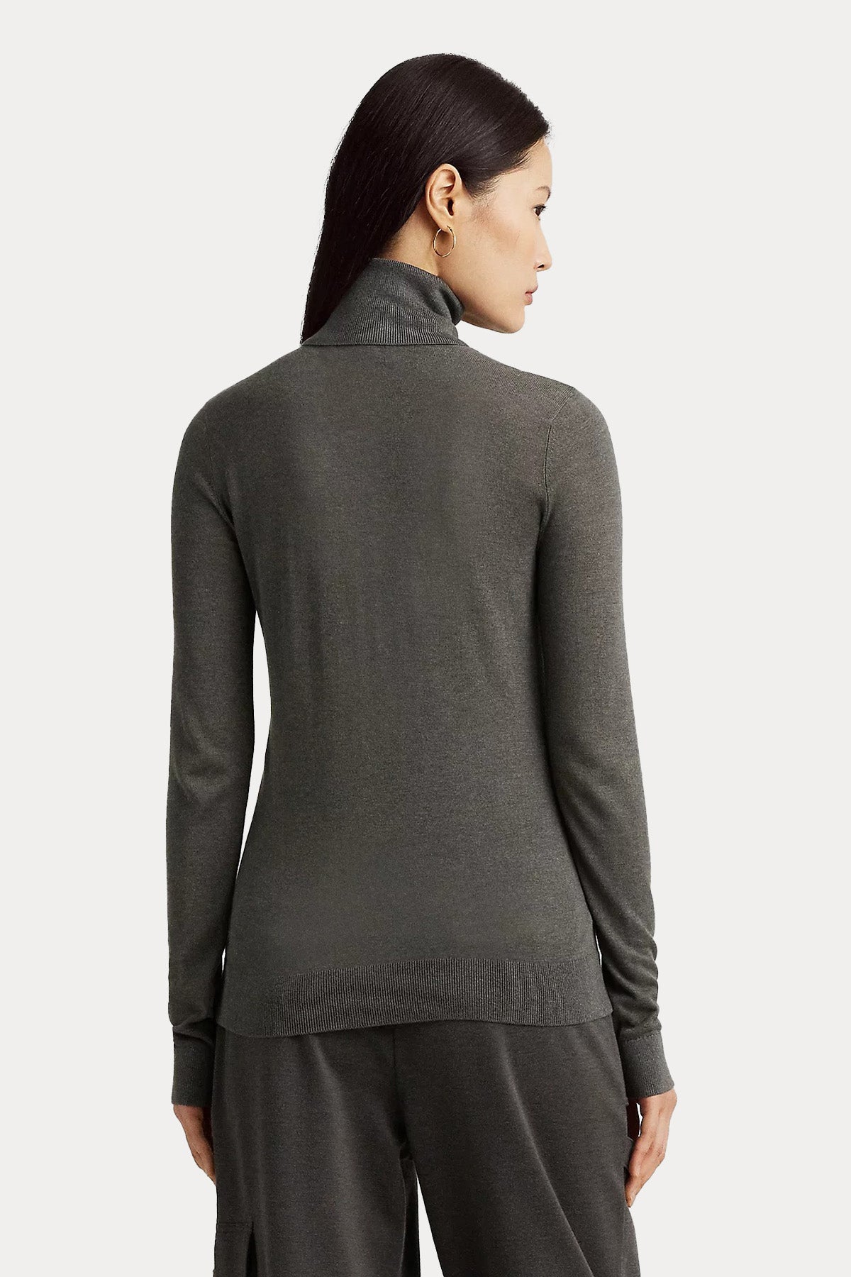 Polo Ralph Lauren Balıkçı Yaka İpekli İnce Örgü Triko-Libas Trendy Fashion Store