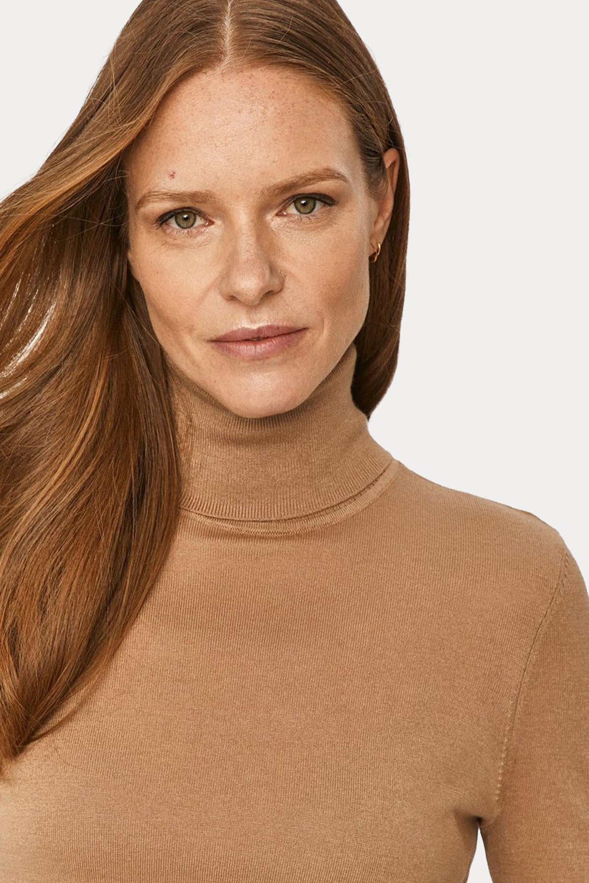 Polo Ralph Lauren Balıkçı Yaka İpekli İnce Örgü Triko-Libas Trendy Fashion Store