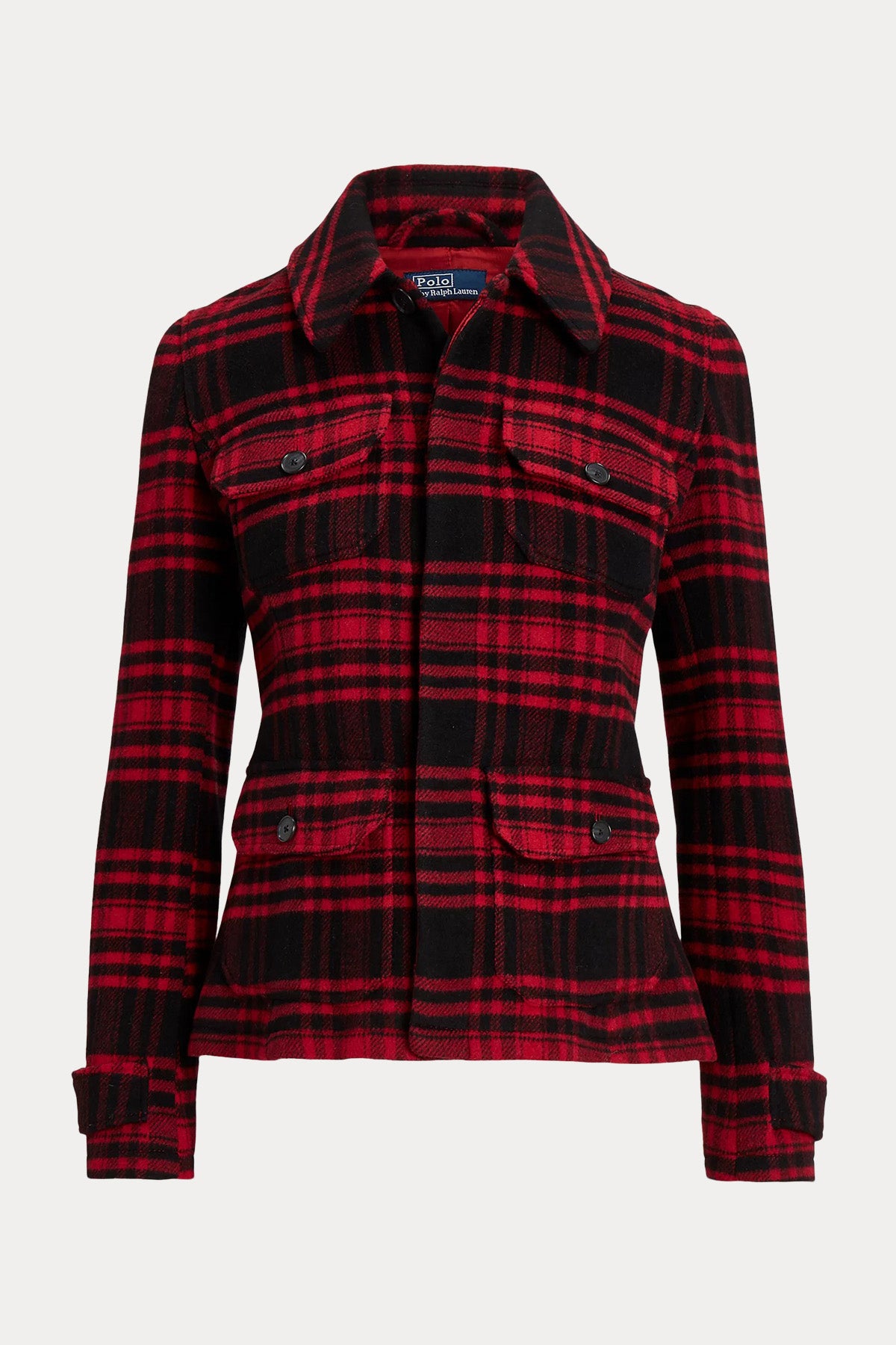 Polo Ralph Lauren Ekoseli Yün Ceket-Libas Trendy Fashion Store