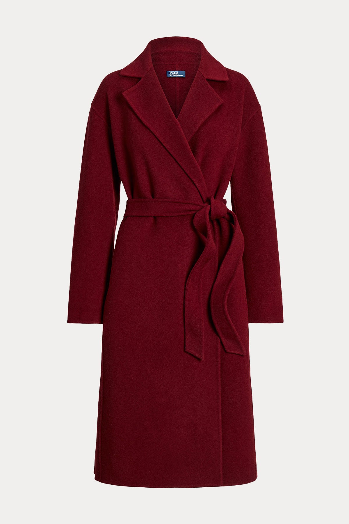 Polo Ralph Lauren Geniş Yaka Belden Kuşaklı Kaşmirli Yün Kaban-Libas Trendy Fashion Store