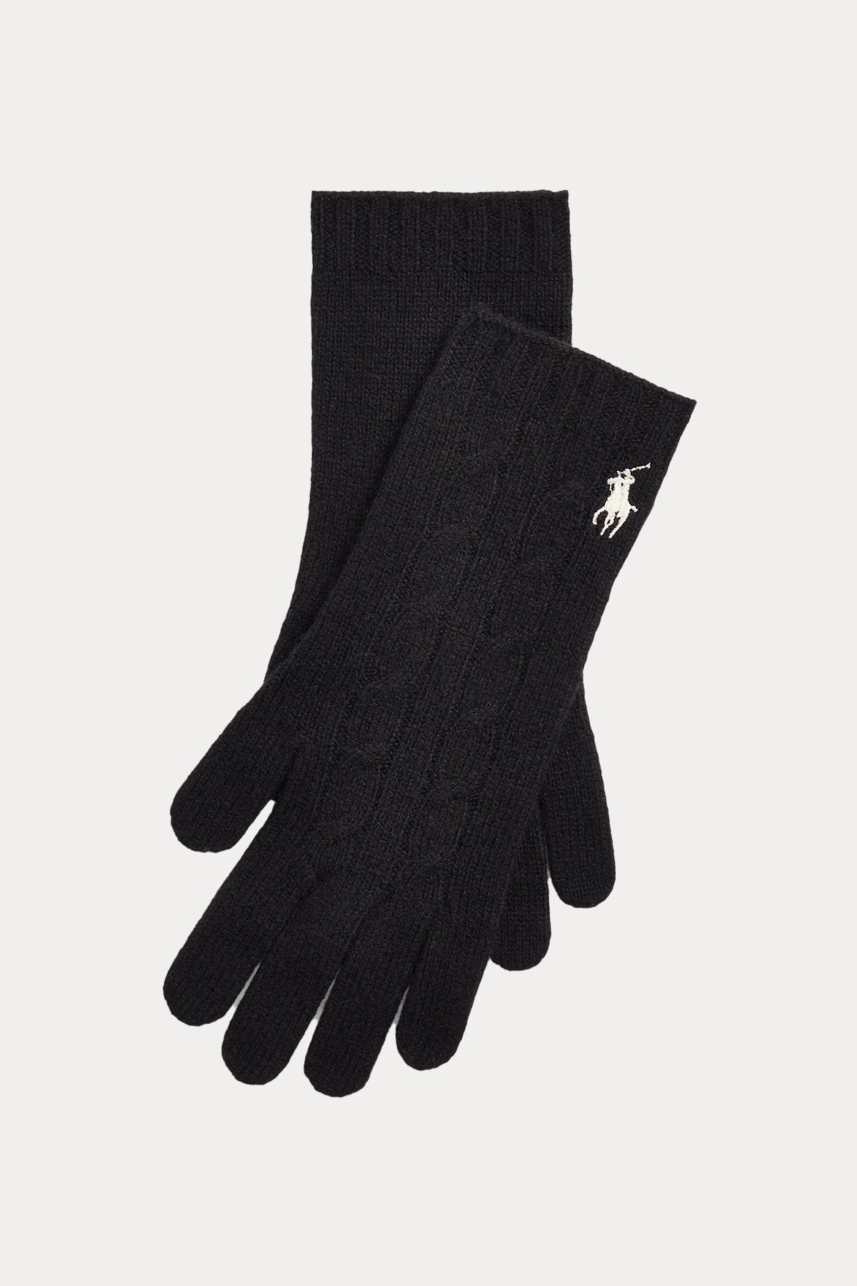 Polo Ralph Lauren Saç Örgü Kaşmirli Yün Eldiven-Libas Trendy Fashion Store