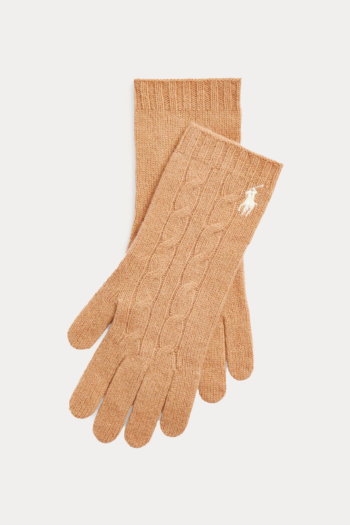 Polo Ralph Lauren Saç Örgü Kaşmirli Yün Eldiven-Libas Trendy Fashion Store