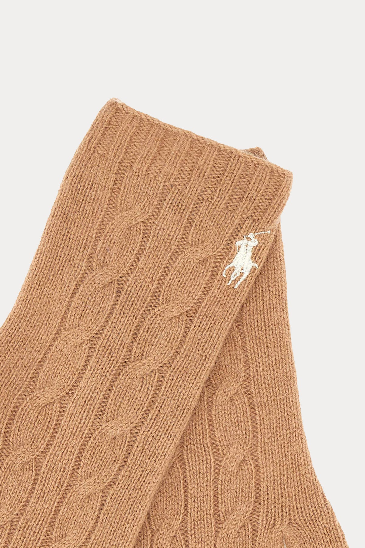 Polo Ralph Lauren Saç Örgü Kaşmirli Yün Eldiven-Libas Trendy Fashion Store