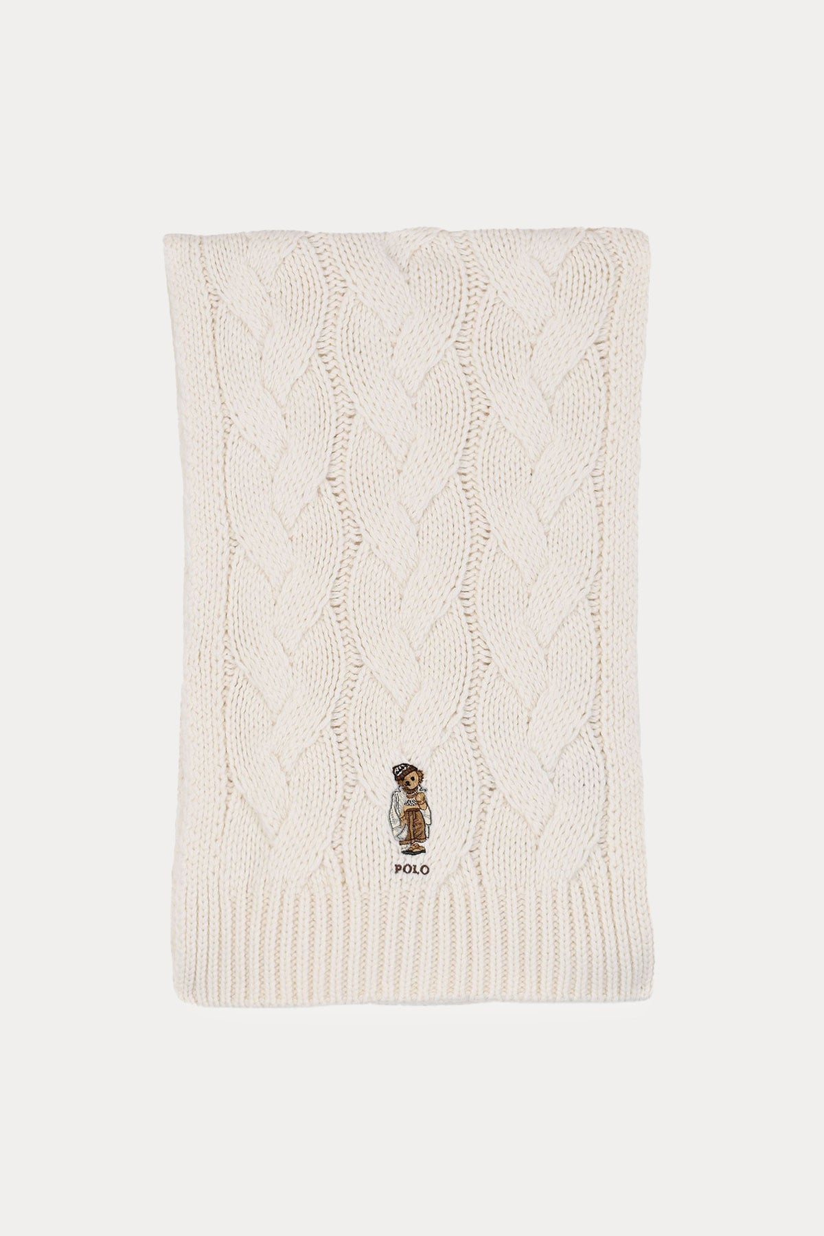 Polo Ralph Lauren Polo Bear Saç Örgü Yün Atkı-Libas Trendy Fashion Store