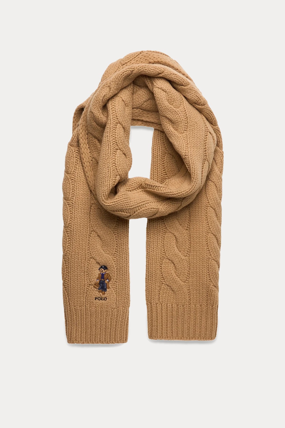 Polo Ralph Lauren Polo Bear Saç Örgü Yün Atkı 455923616002