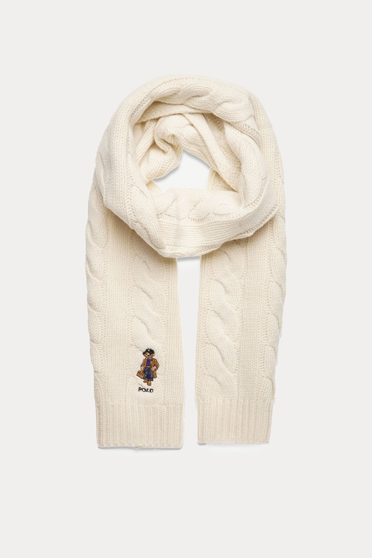 Polo Ralph Lauren Polo Bear Saç Örgü Yün Atkı-Libas Trendy Fashion Store