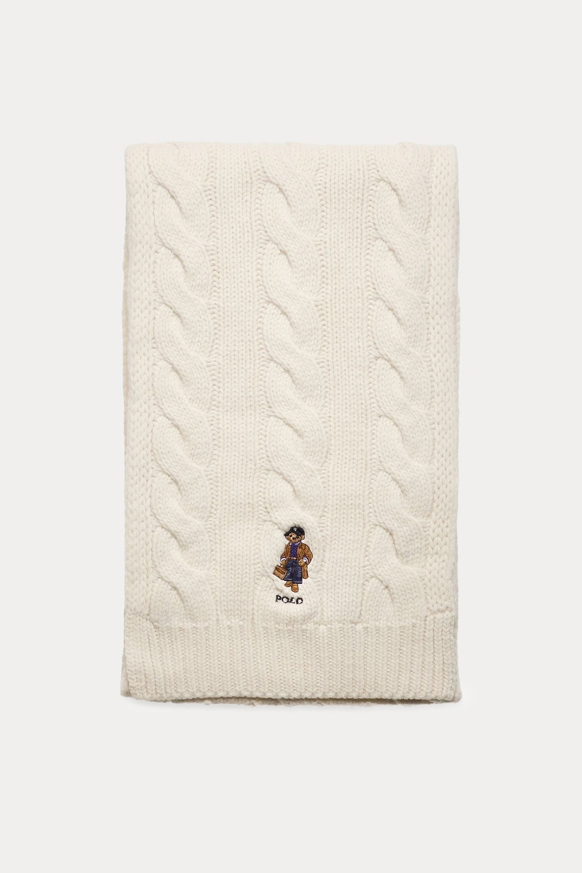 Polo Ralph Lauren Polo Bear Saç Örgü Yün Atkı-Libas Trendy Fashion Store