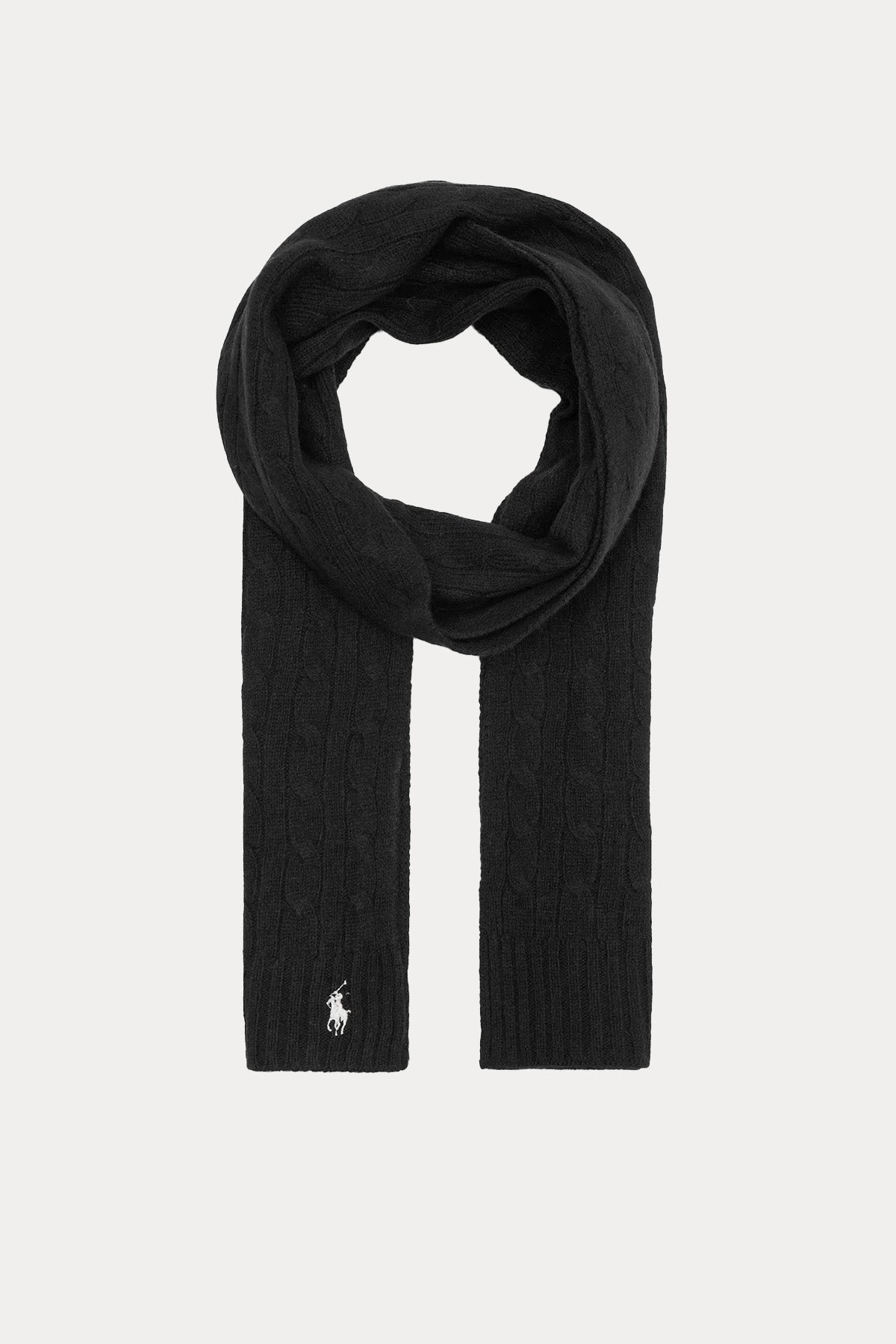 Polo Ralph Lauren Saç Örgü Kaşmirli Yün Atkı-Libas Trendy Fashion Store