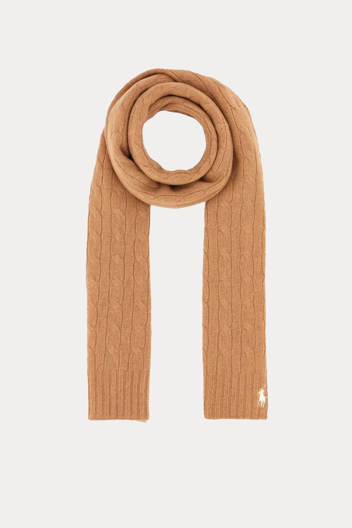 Polo Ralph Lauren Saç Örgü Kaşmirli Yün Atkı-Libas Trendy Fashion Store