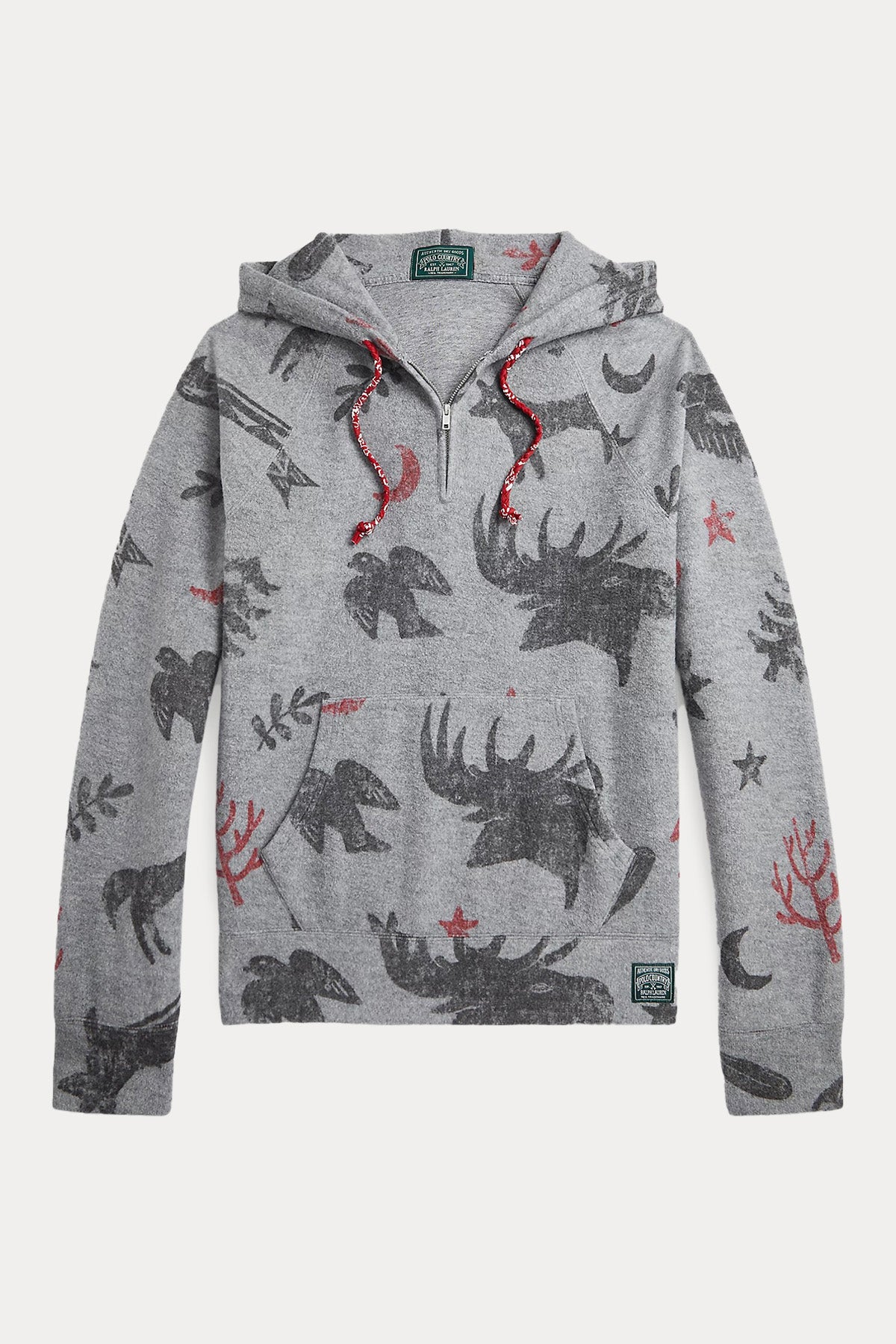 Polo Ralph Lauren Yarım Fermuarlı Kapüşonlu Sweatshirt-Libas Trendy Fashion Store