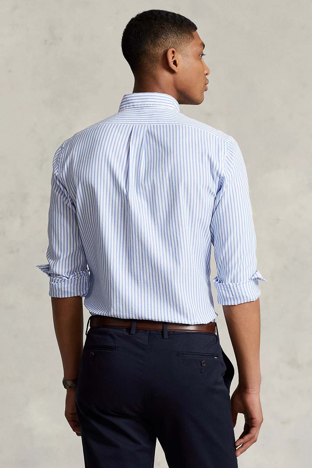 Polo Ralph Lauren Custom Fit Çizgili Oxford Gömlek-Libas Trendy Fashion Store