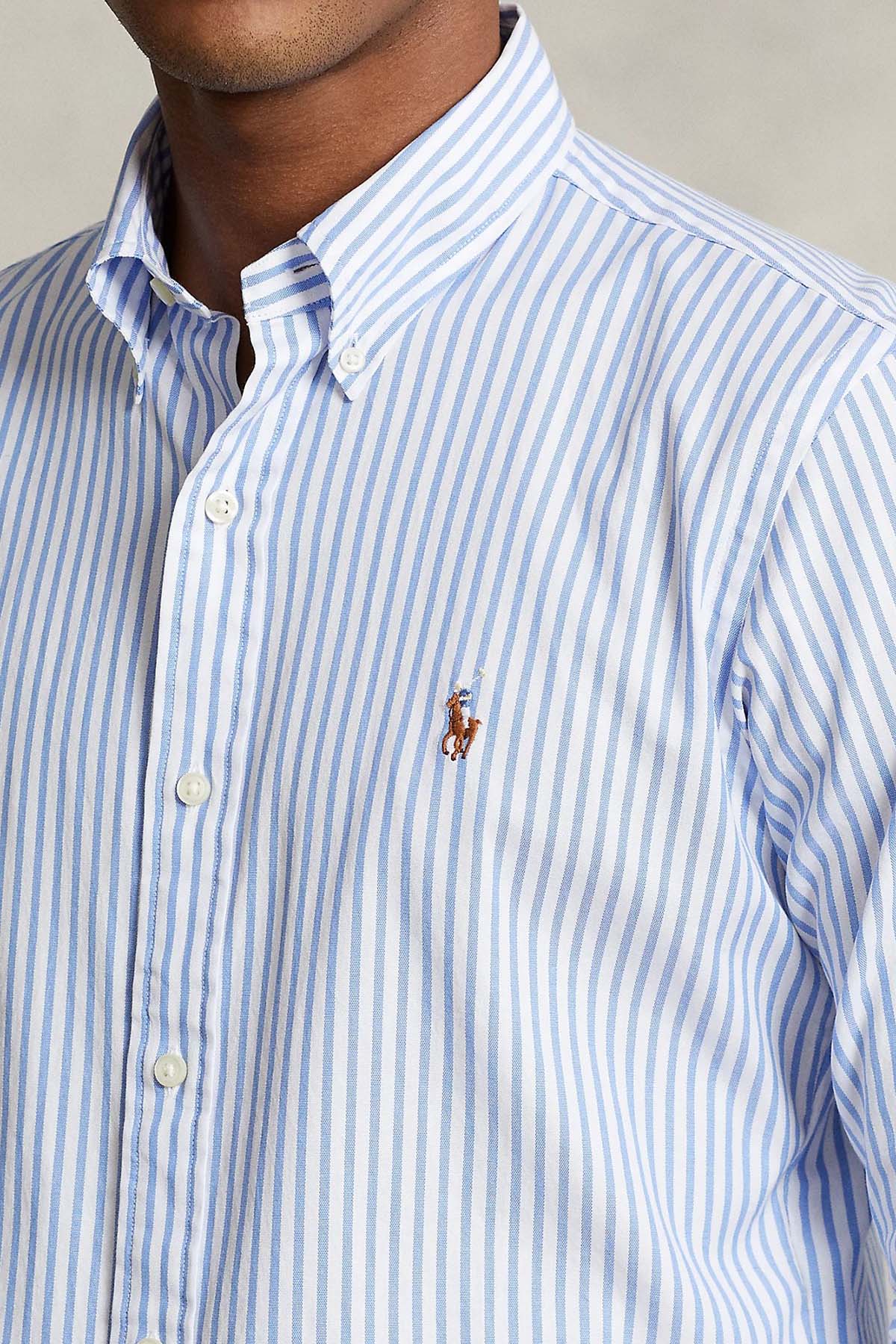 Polo Ralph Lauren Custom Fit Çizgili Oxford Gömlek-Libas Trendy Fashion Store