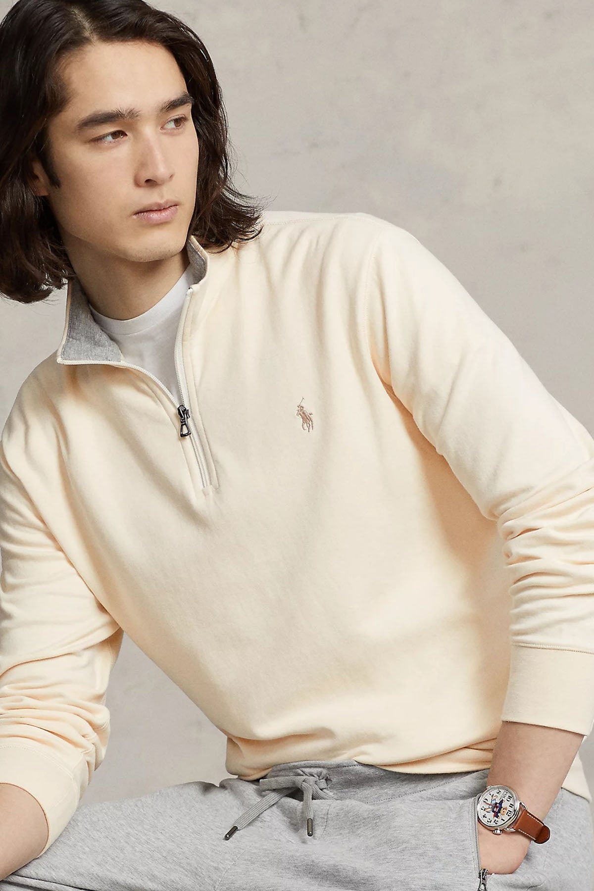 Polo Ralph Lauren Dik Yaka Yarım Fermuarlı Sweatshirt-Libas Trendy Fashion Store